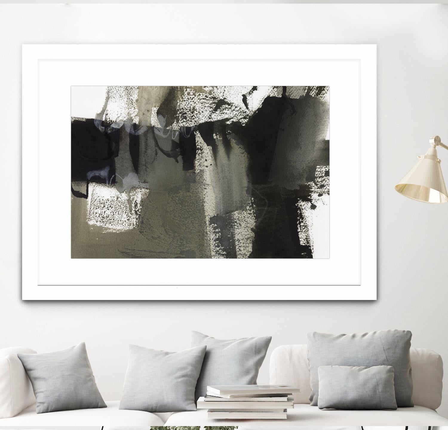 Midnight Abstract VI by Bianka Guna on GIANT ART - black abstract