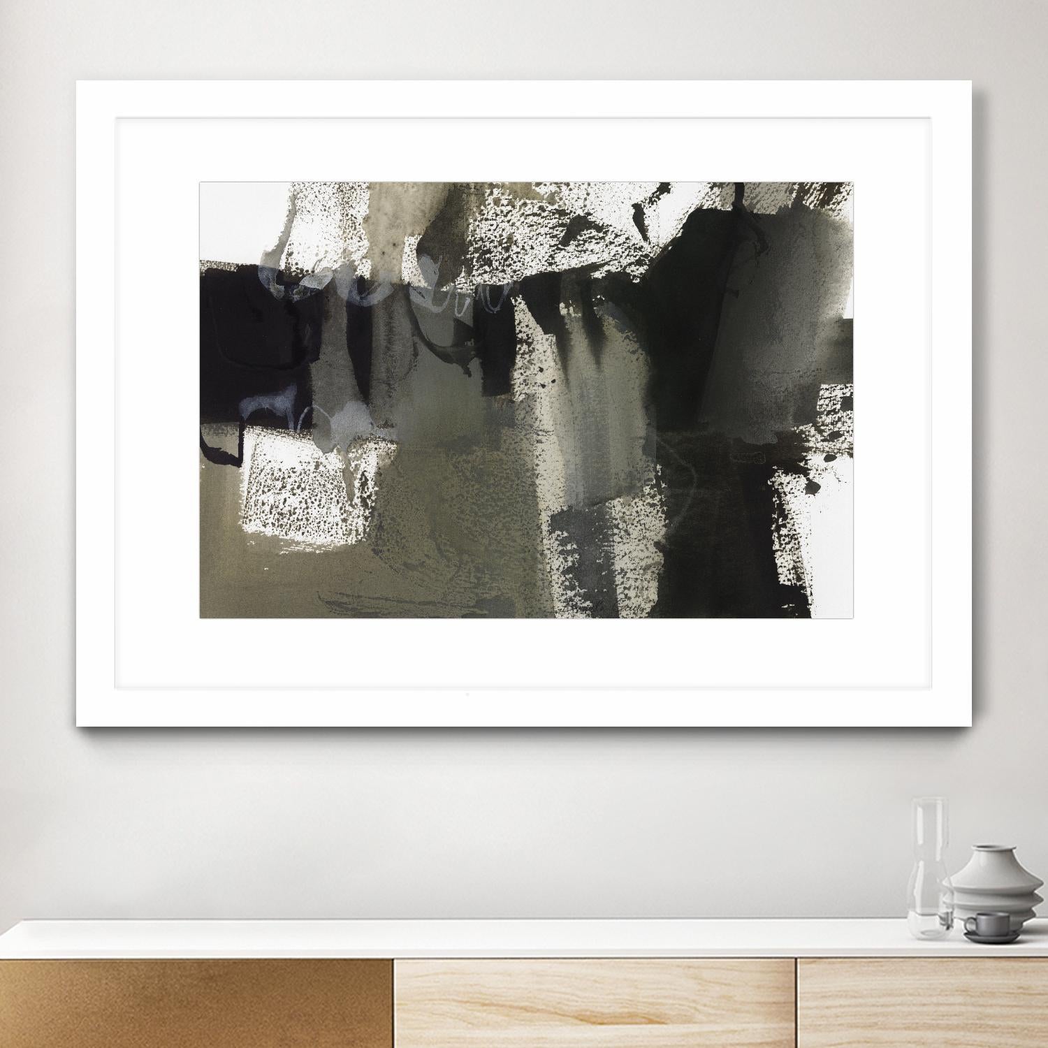Midnight Abstract VI by Bianka Guna on GIANT ART - black abstract
