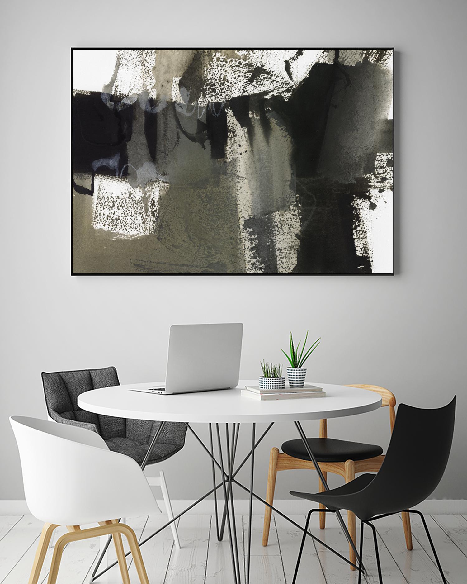 Midnight Abstract VI by Bianka Guna on GIANT ART - black abstract