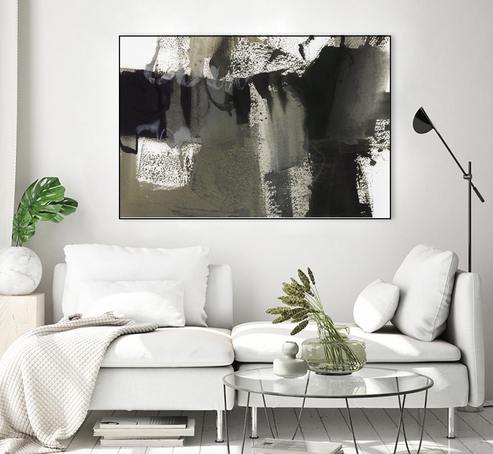 Midnight Abstract VI by Bianka Guna on GIANT ART - black abstract