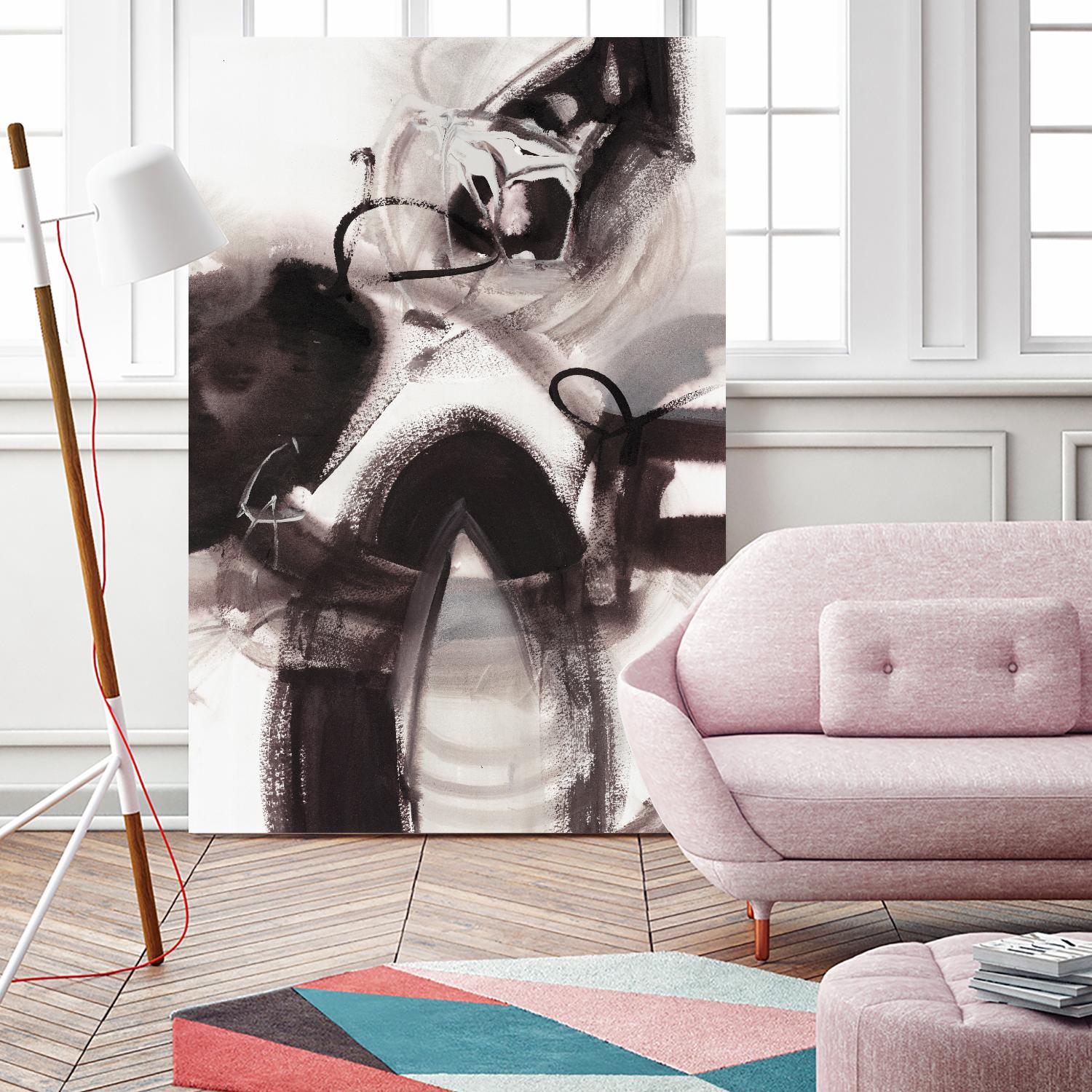 Ink Arch by Bianka Guna on GIANT ART - black abstract