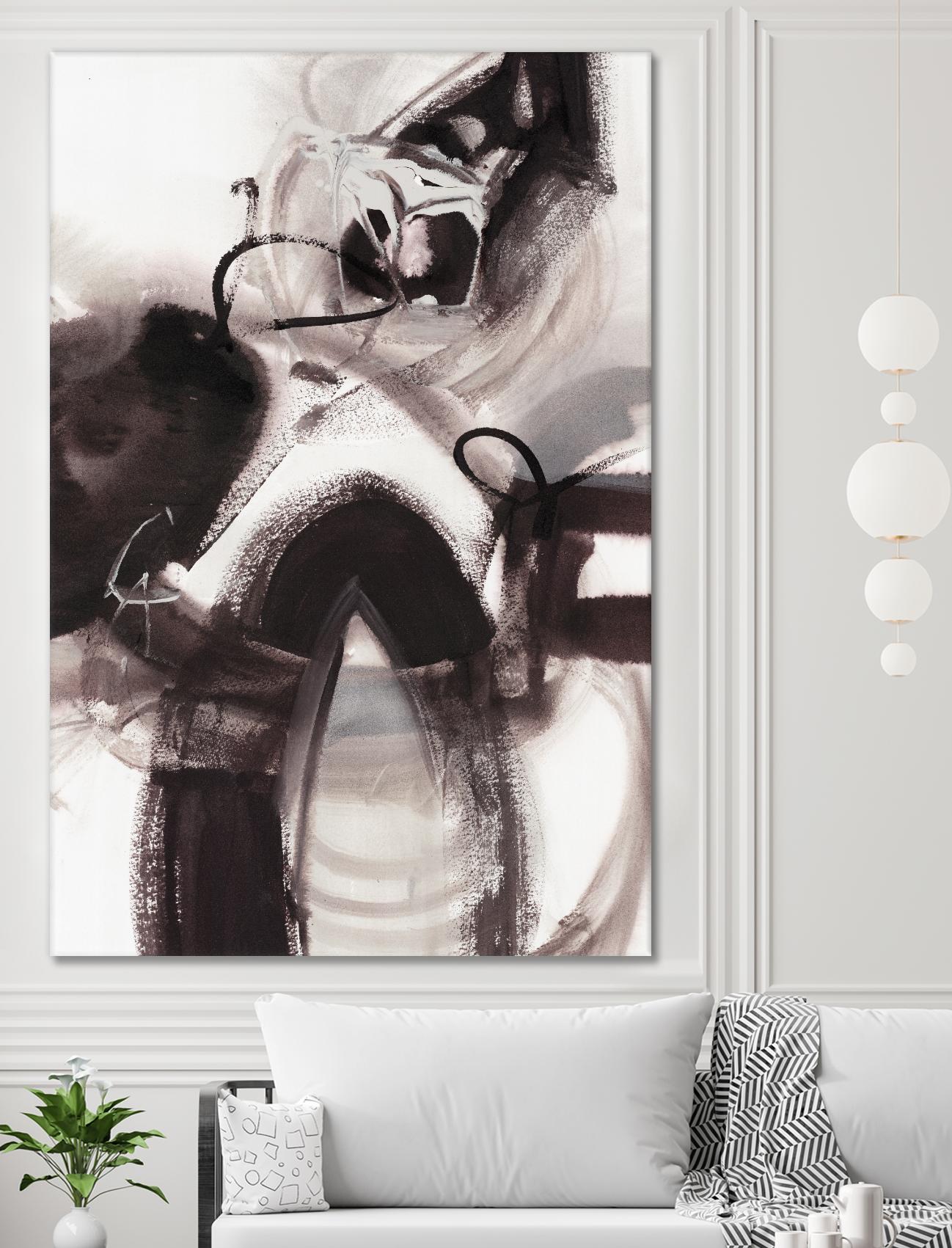 Ink Arch by Bianka Guna on GIANT ART - black abstract