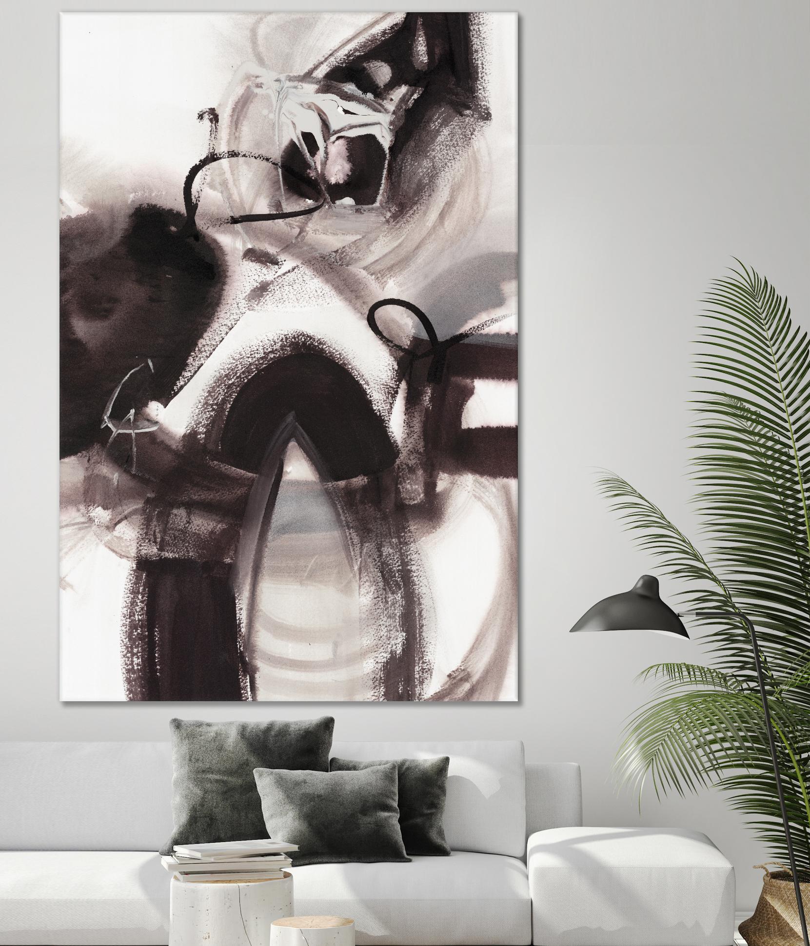 Ink Arch by Bianka Guna on GIANT ART - black abstract