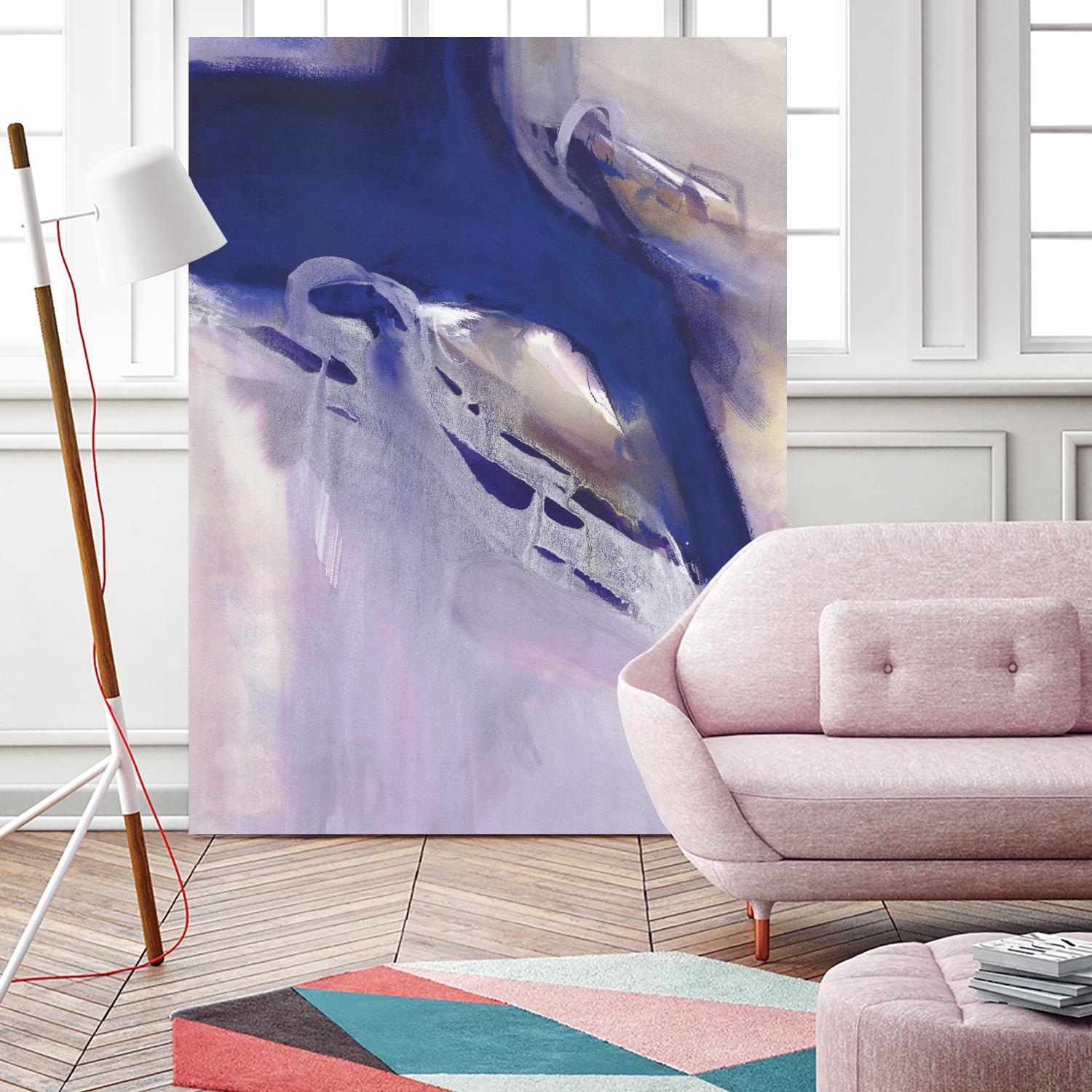 Skylight Star by Bianka Guna on GIANT ART - blue abstract