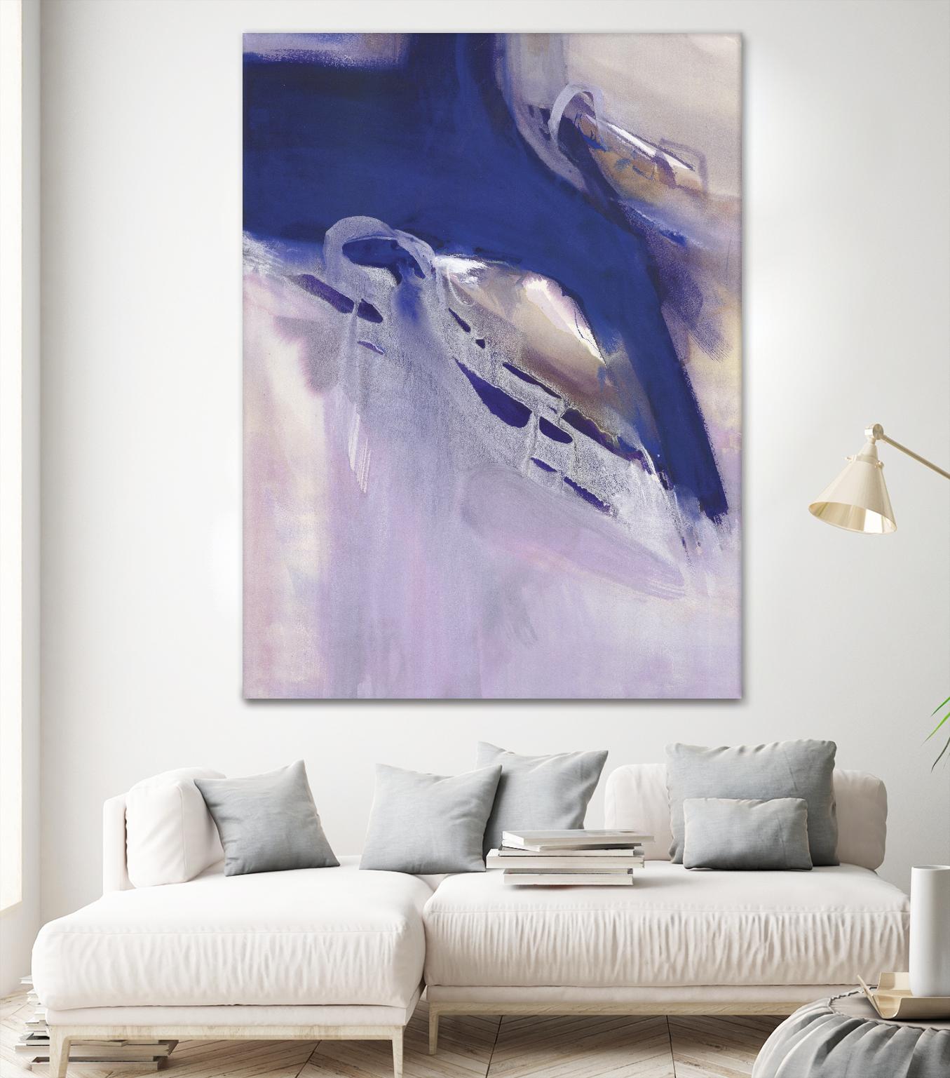 Skylight Star by Bianka Guna on GIANT ART - blue abstract