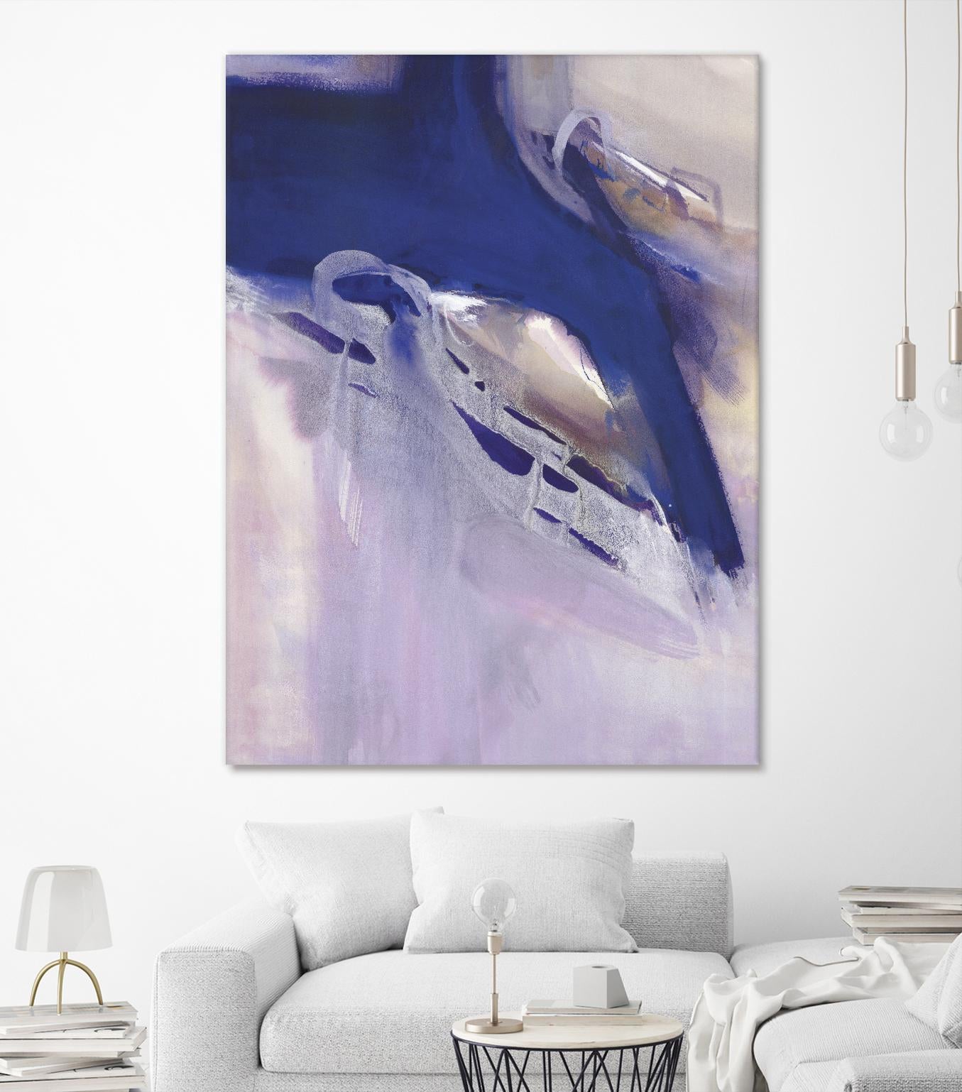 Skylight Star by Bianka Guna on GIANT ART - blue abstract