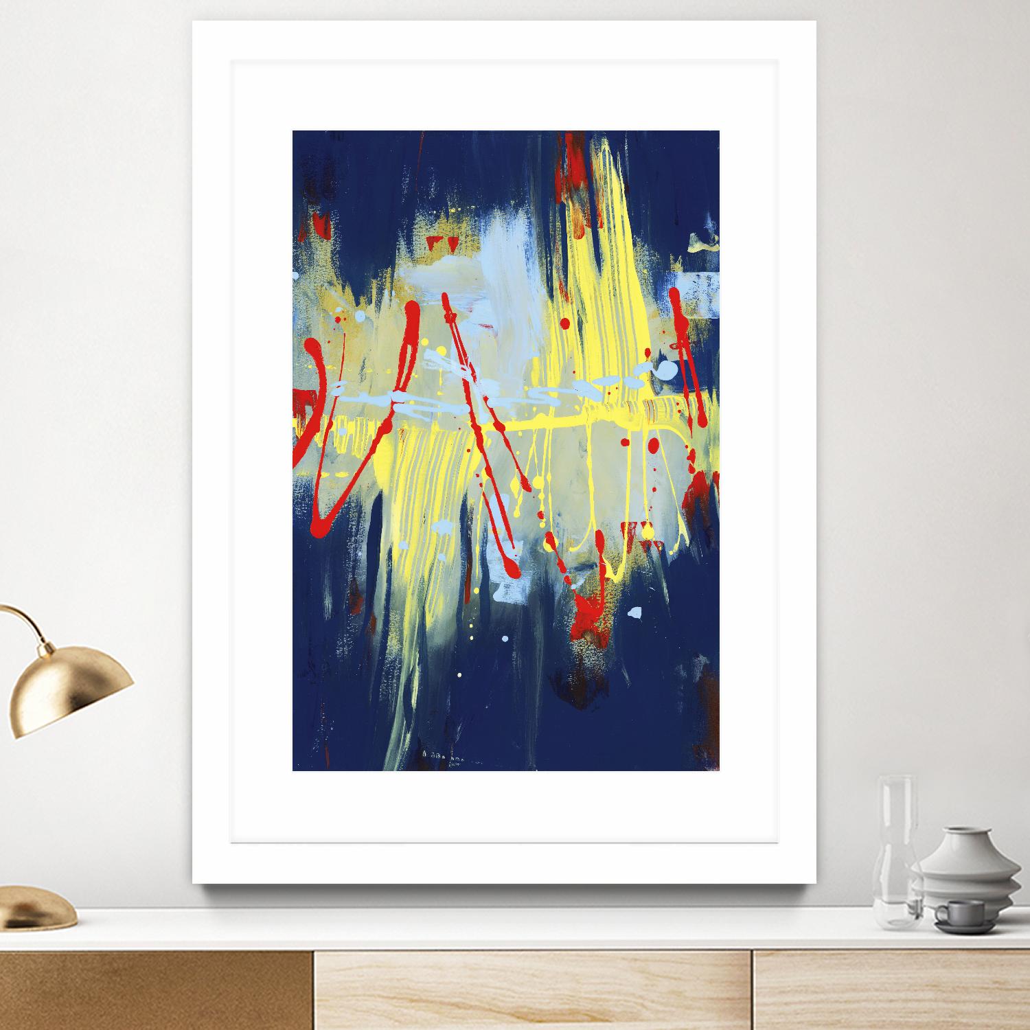 Respite II by Bianka Guna on GIANT ART - red abstract