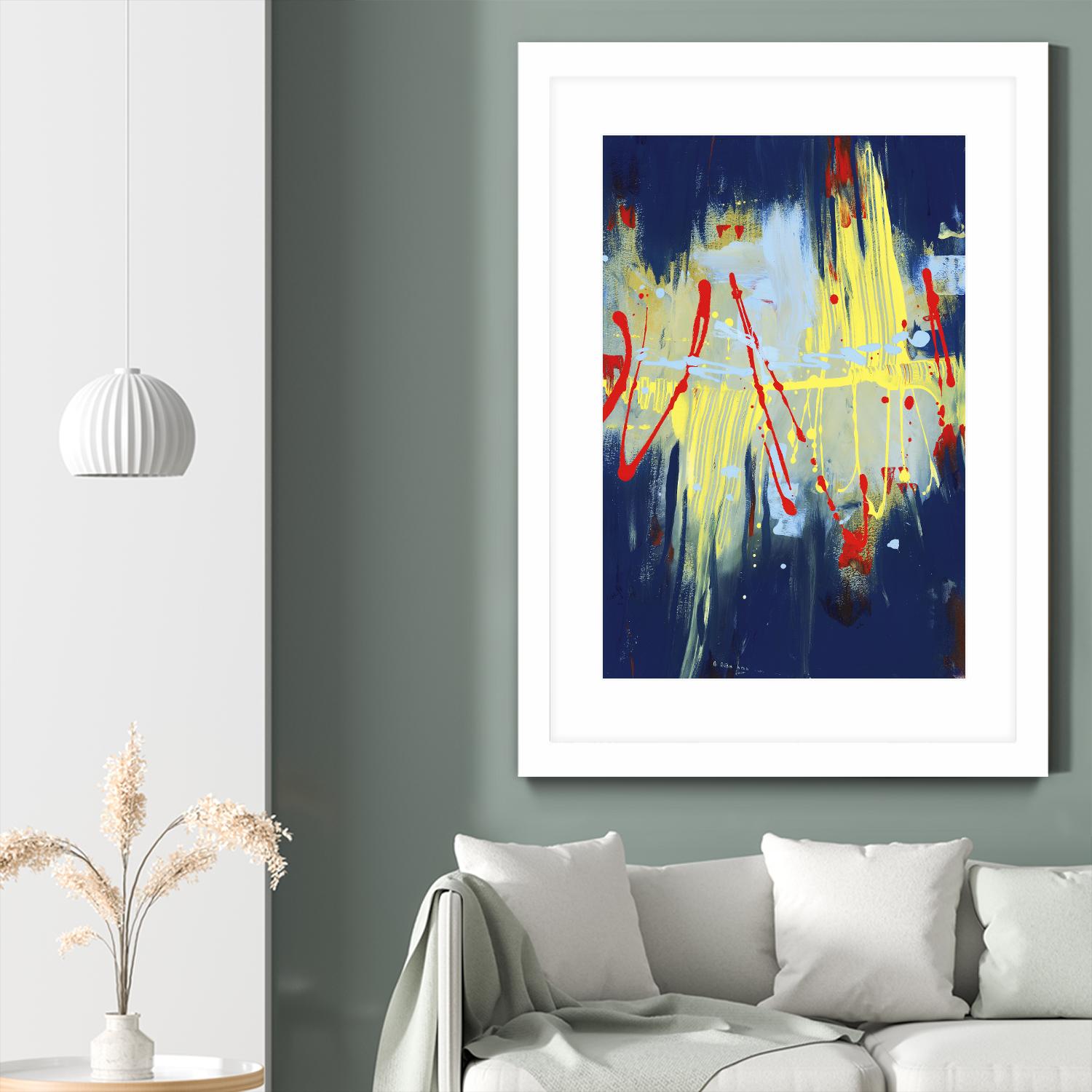 Respite II by Bianka Guna on GIANT ART - red abstract