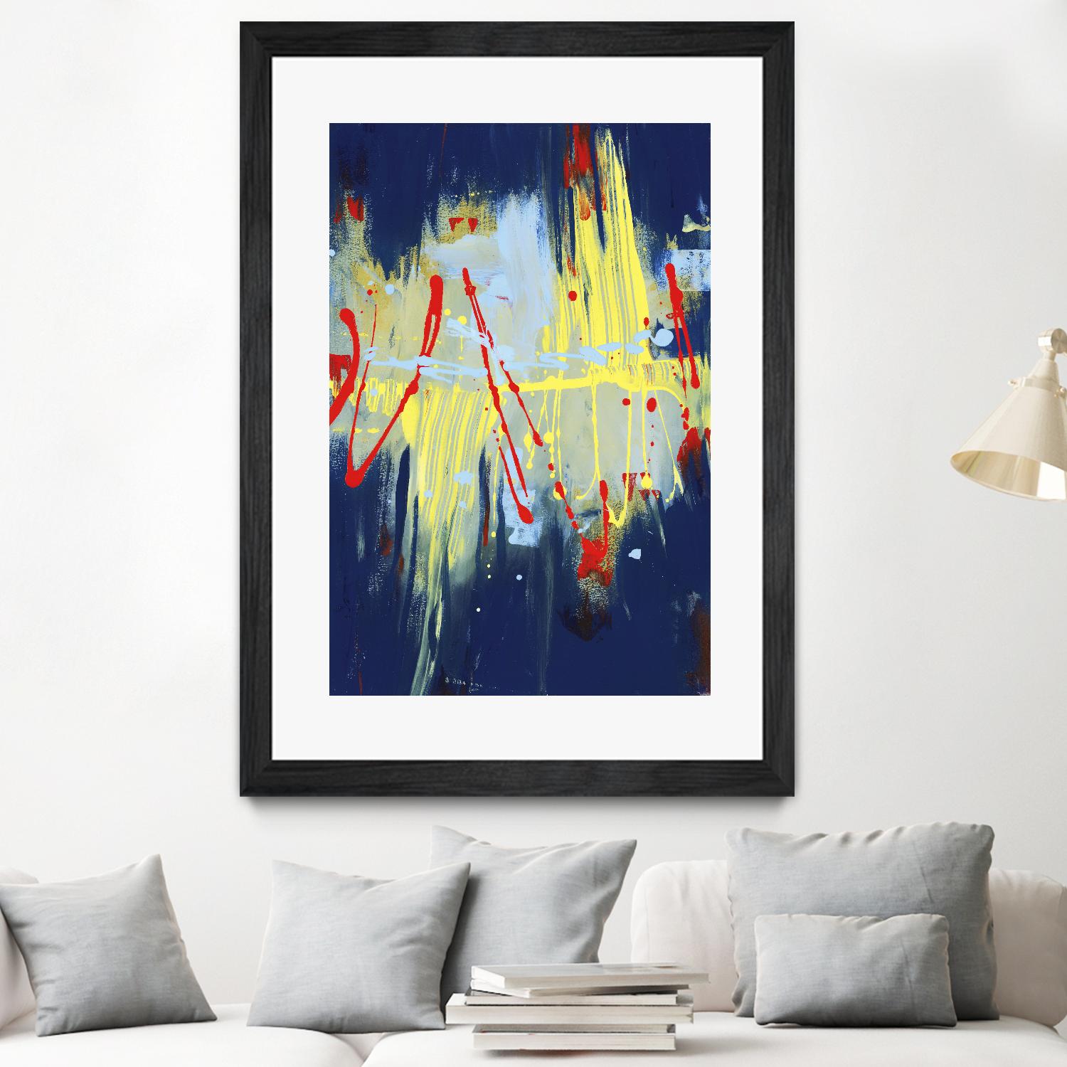 Respite II by Bianka Guna on GIANT ART - red abstract