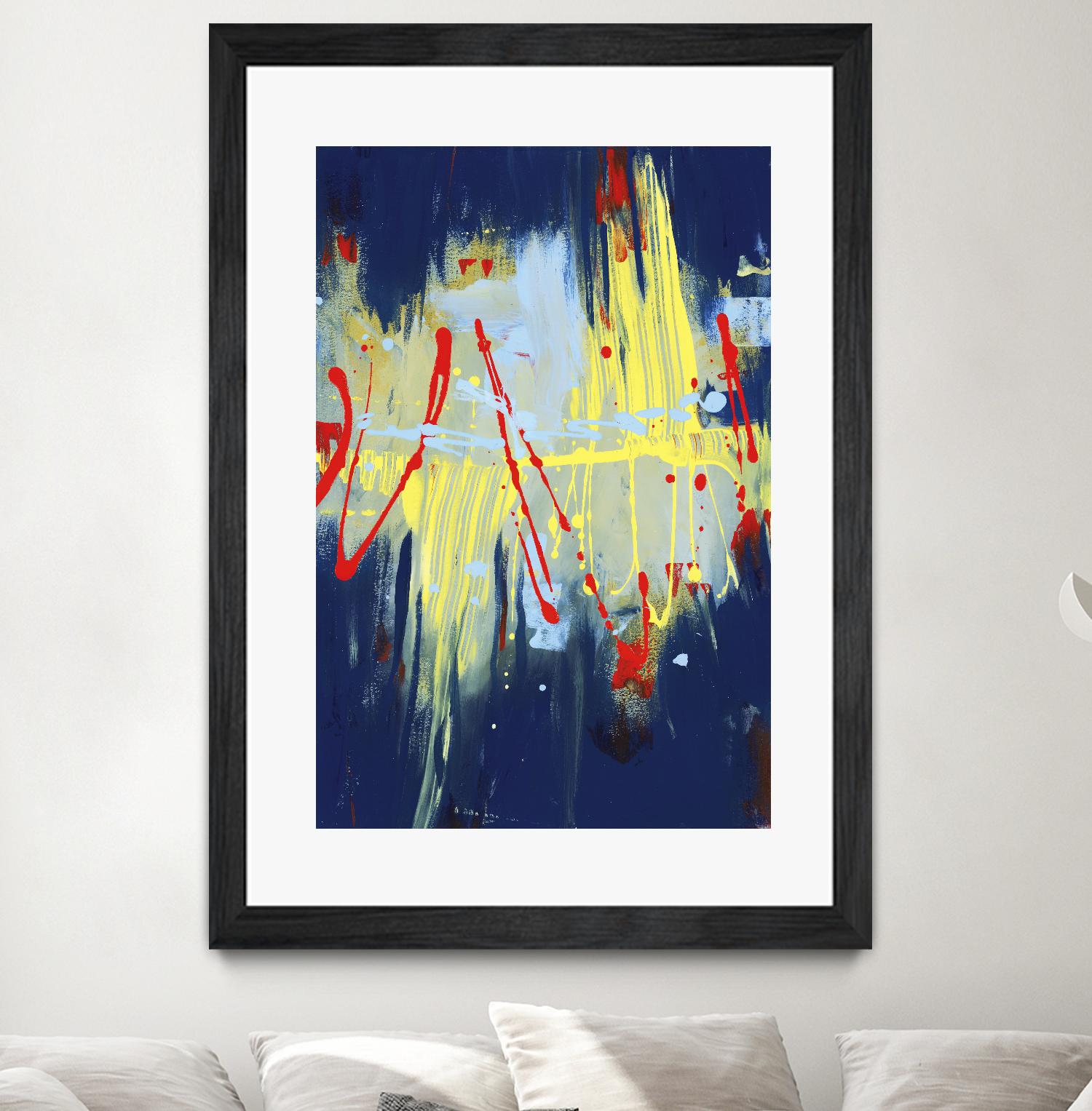 Respite II by Bianka Guna on GIANT ART - red abstract