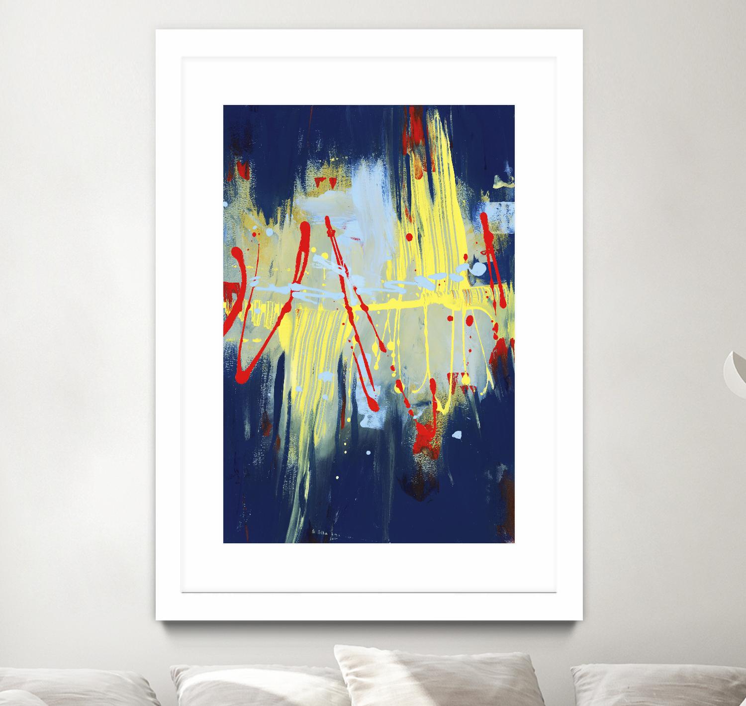 Respite II by Bianka Guna on GIANT ART - red abstract