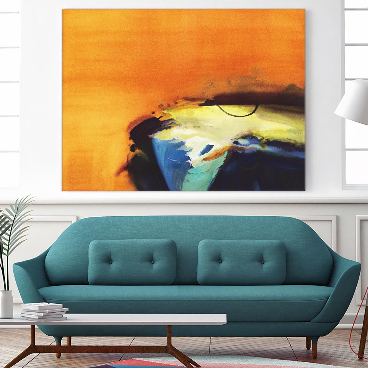 Light Intensity by Bianka Guna on GIANT ART - blue abstract