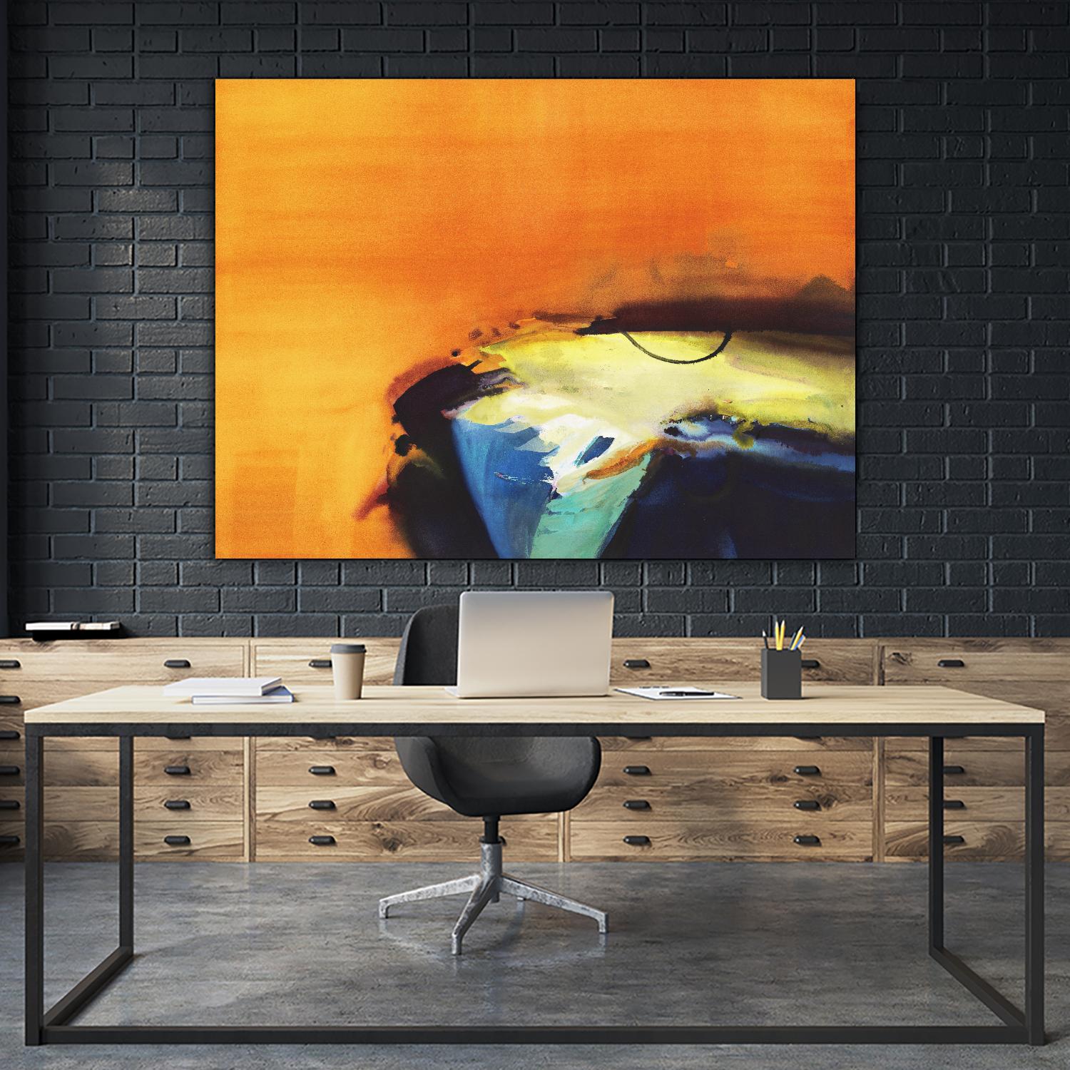 Light Intensity by Bianka Guna on GIANT ART - blue abstract