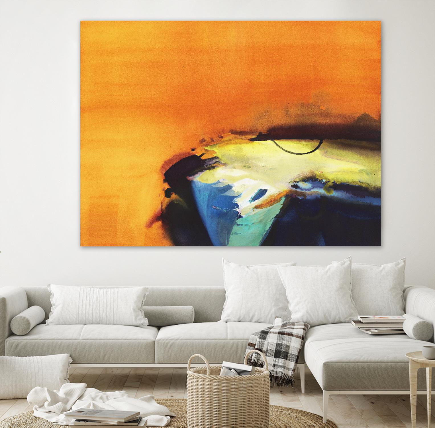 Light Intensity by Bianka Guna on GIANT ART - blue abstract