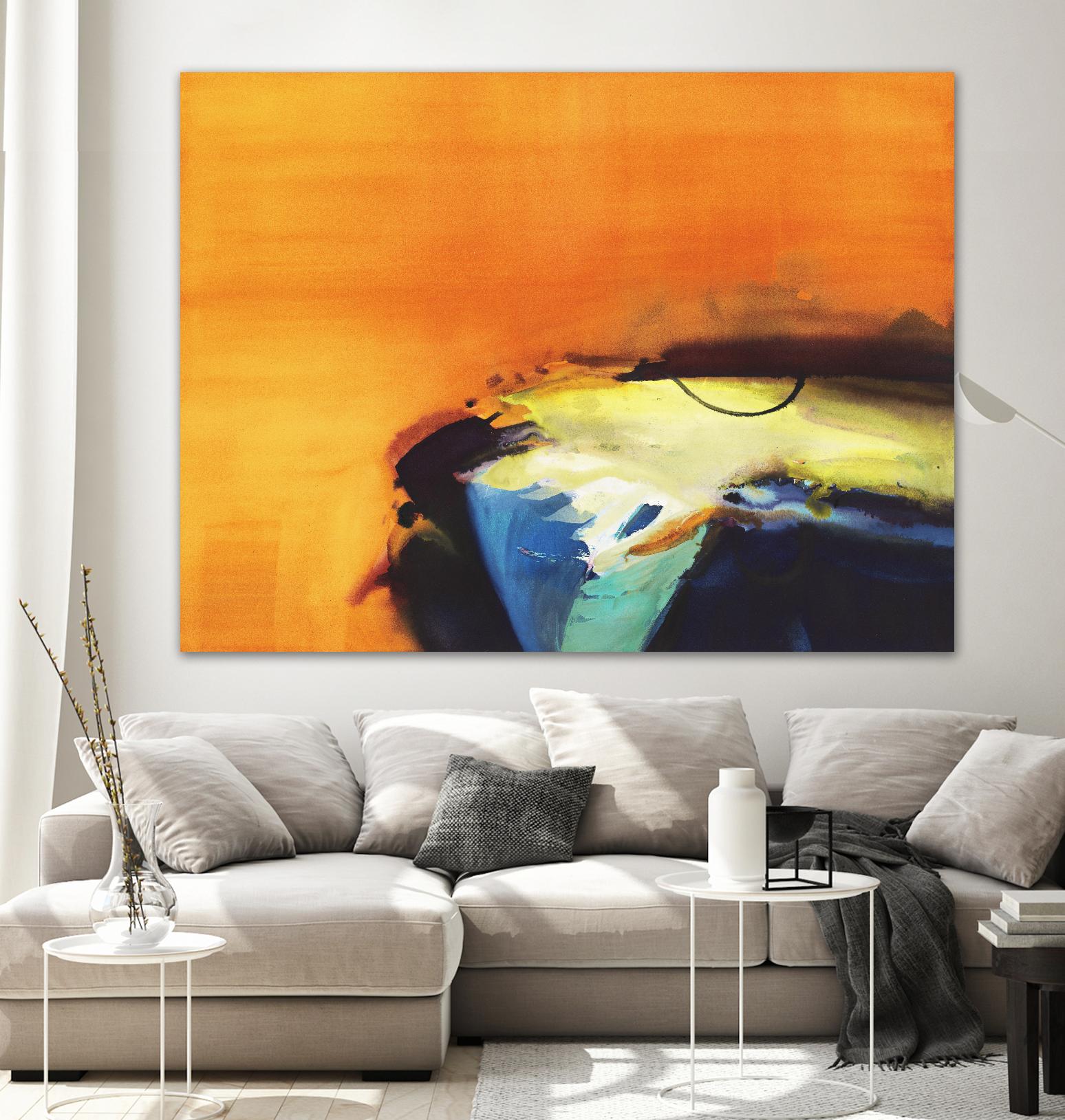 Light Intensity by Bianka Guna on GIANT ART - blue abstract