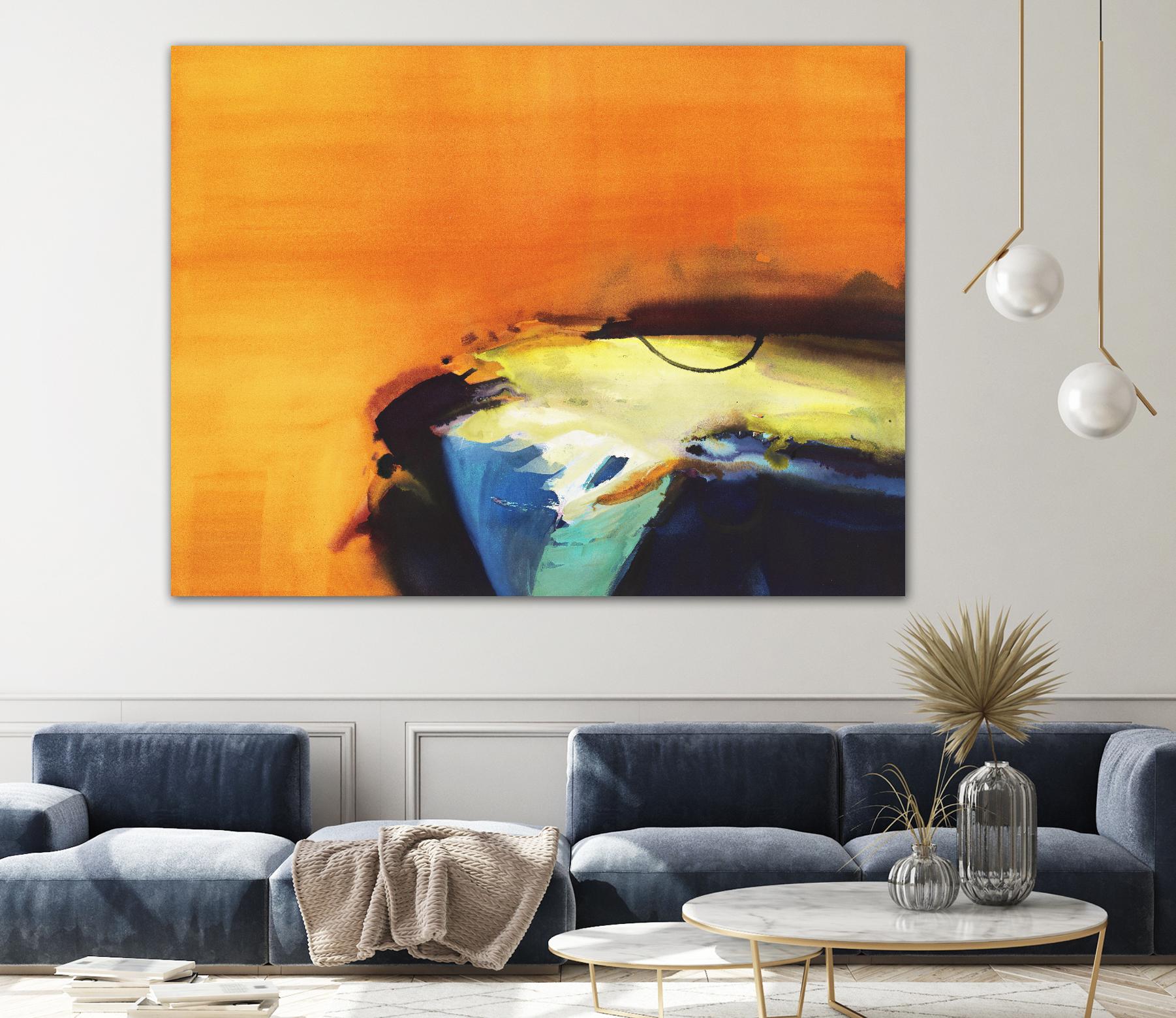 Light Intensity by Bianka Guna on GIANT ART - blue abstract