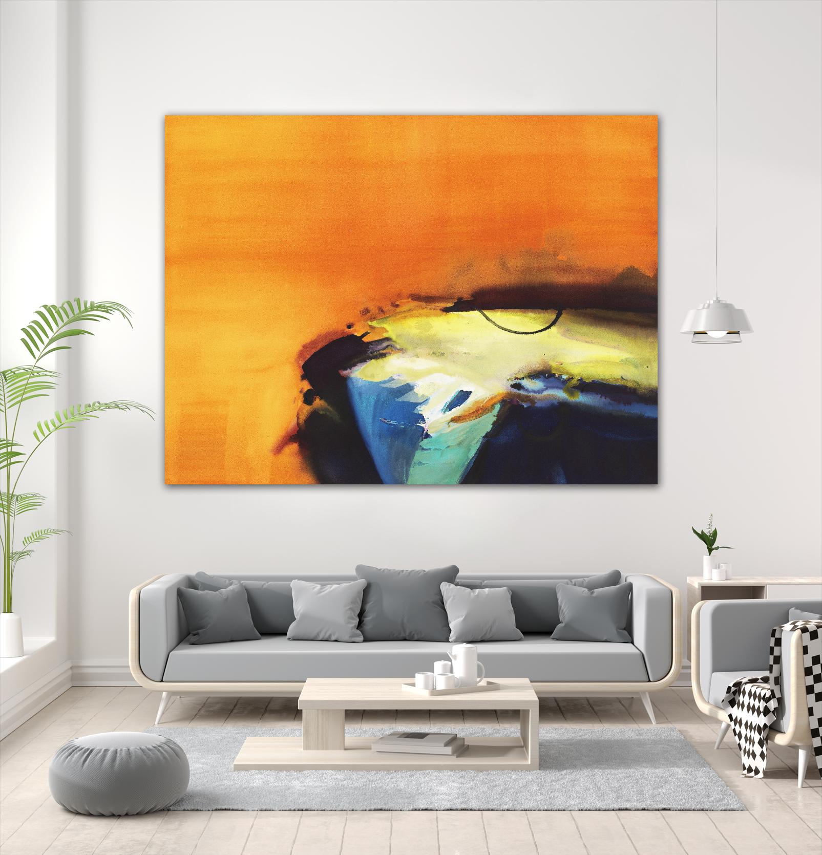 Light Intensity by Bianka Guna on GIANT ART - blue abstract