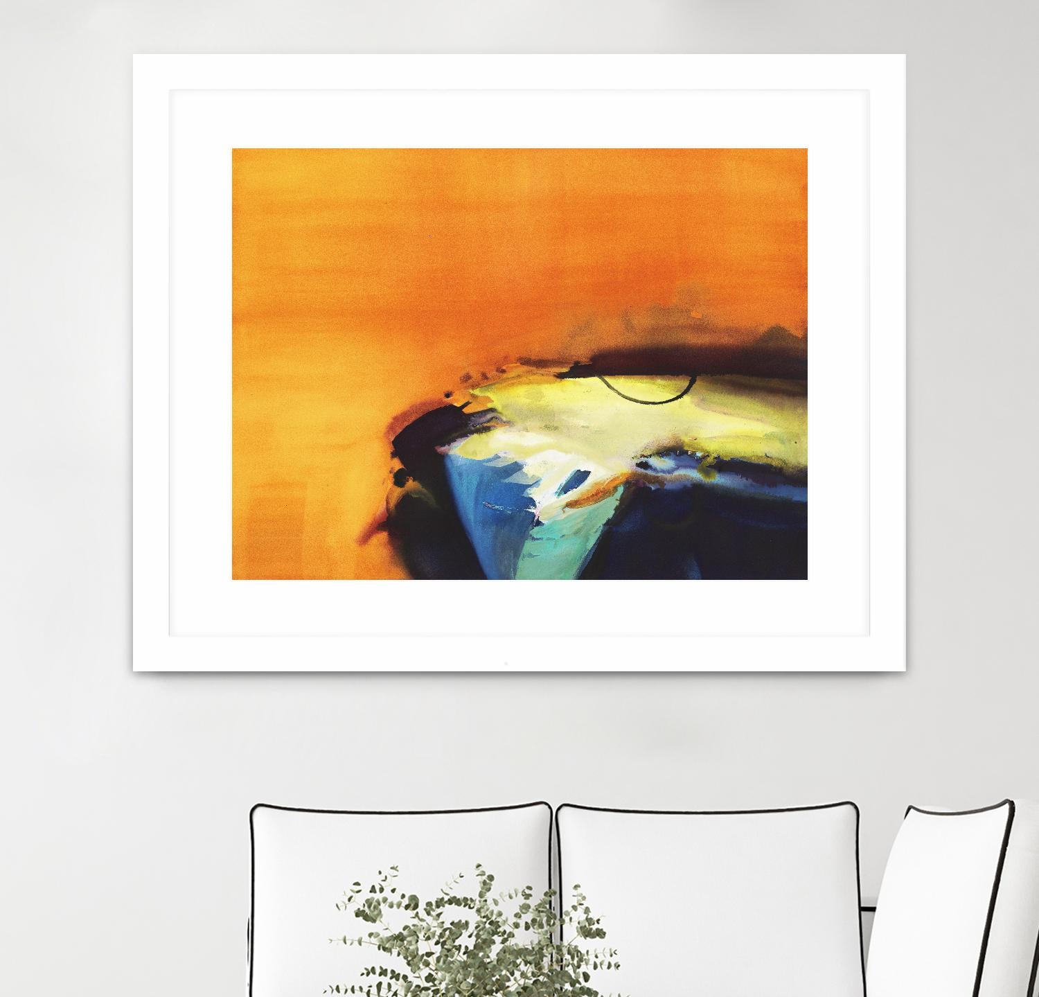 Light Intensity by Bianka Guna on GIANT ART - blue abstract