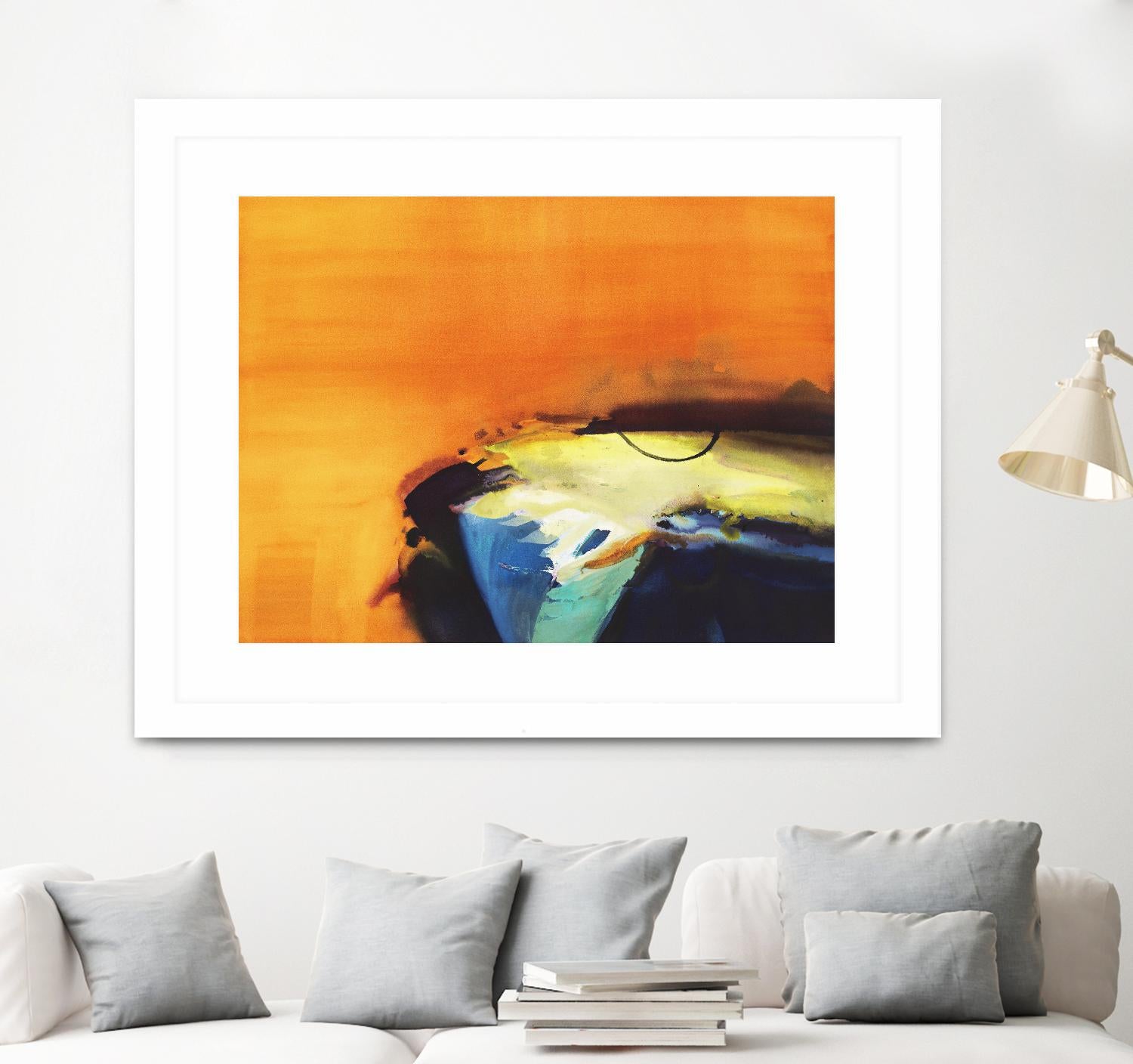 Light Intensity by Bianka Guna on GIANT ART - blue abstract