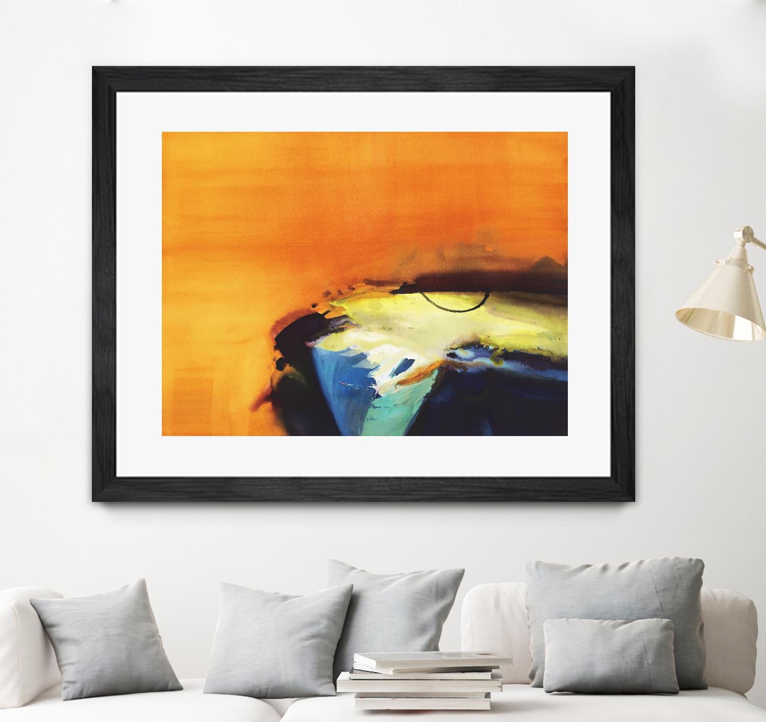 Light Intensity by Bianka Guna on GIANT ART - blue abstract