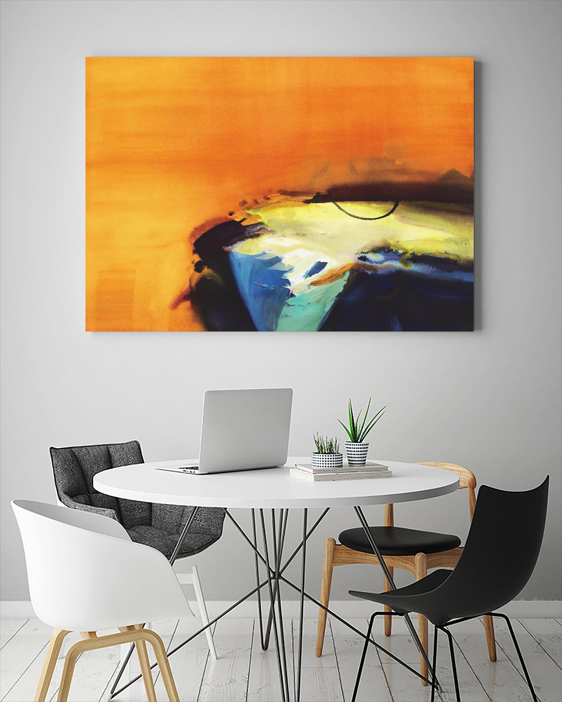 Light Intensity by Bianka Guna on GIANT ART - blue abstract