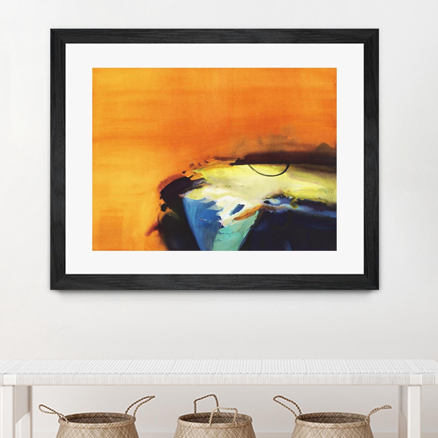 Light Intensity by Bianka Guna on GIANT ART - blue abstract