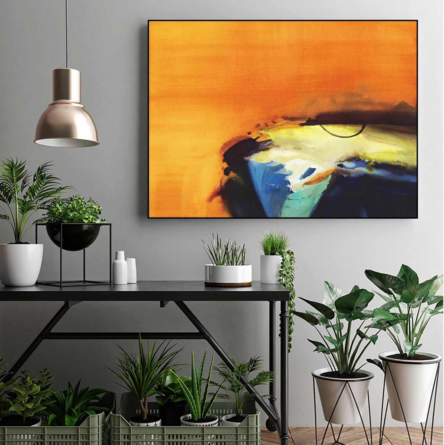 Light Intensity by Bianka Guna on GIANT ART - blue abstract