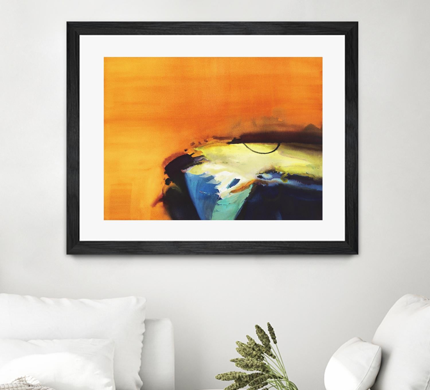 Light Intensity by Bianka Guna on GIANT ART - blue abstract