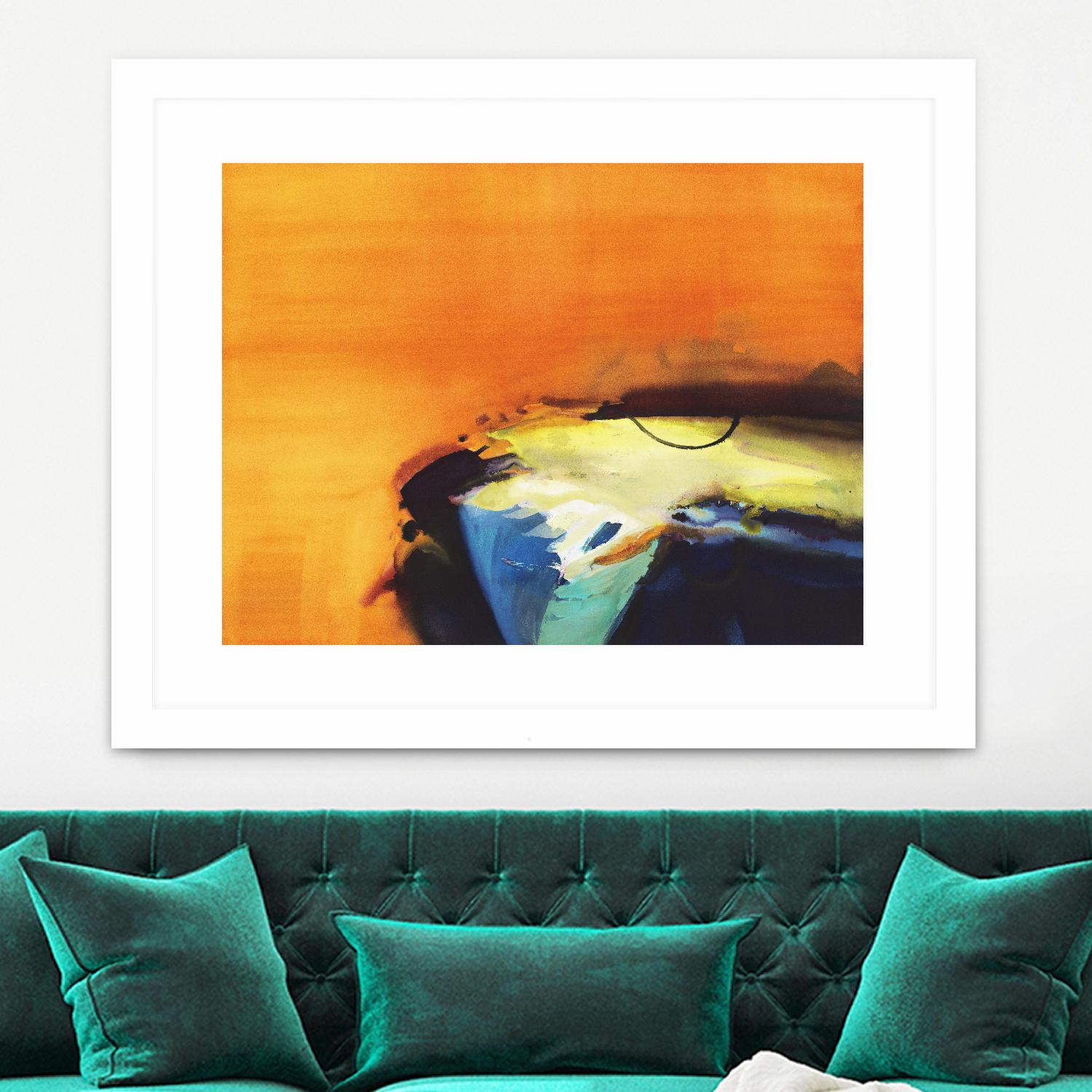 Light Intensity by Bianka Guna on GIANT ART - blue abstract