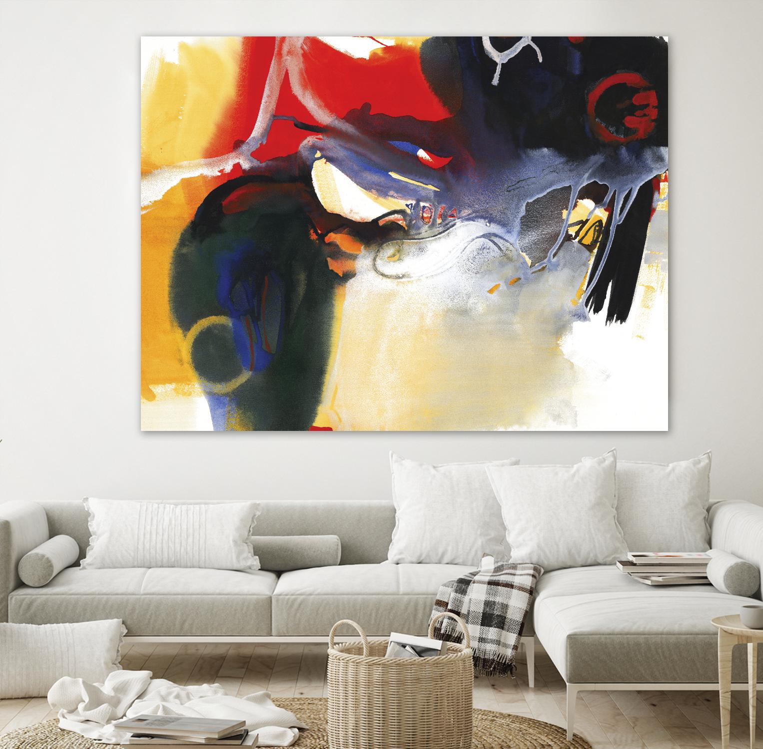 Drama I by Bianka Guna on GIANT ART - red abstract