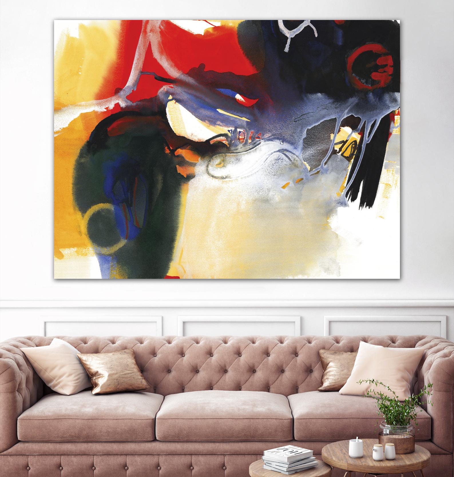 Drama I by Bianka Guna on GIANT ART - red abstract