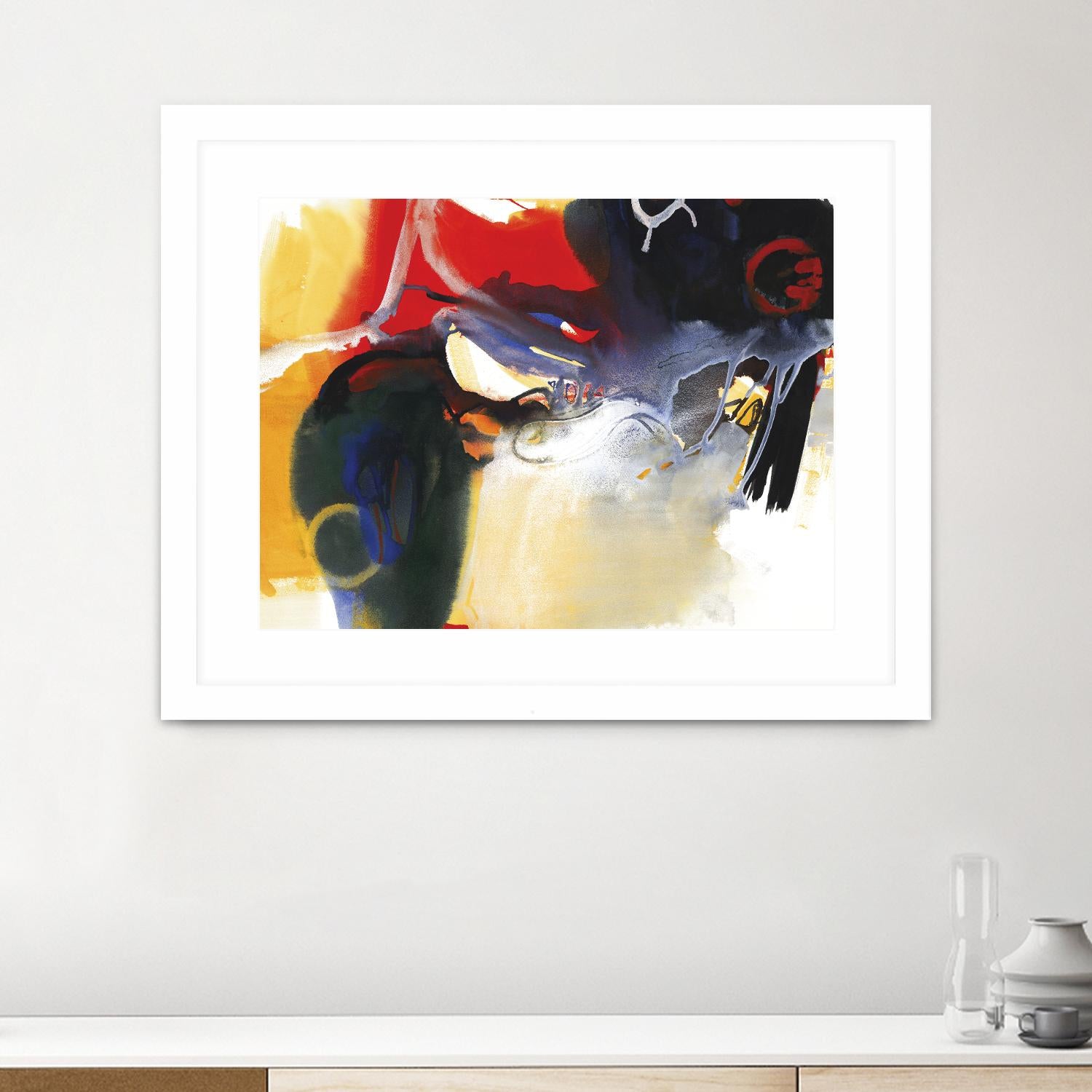 Drama I by Bianka Guna on GIANT ART - red abstract