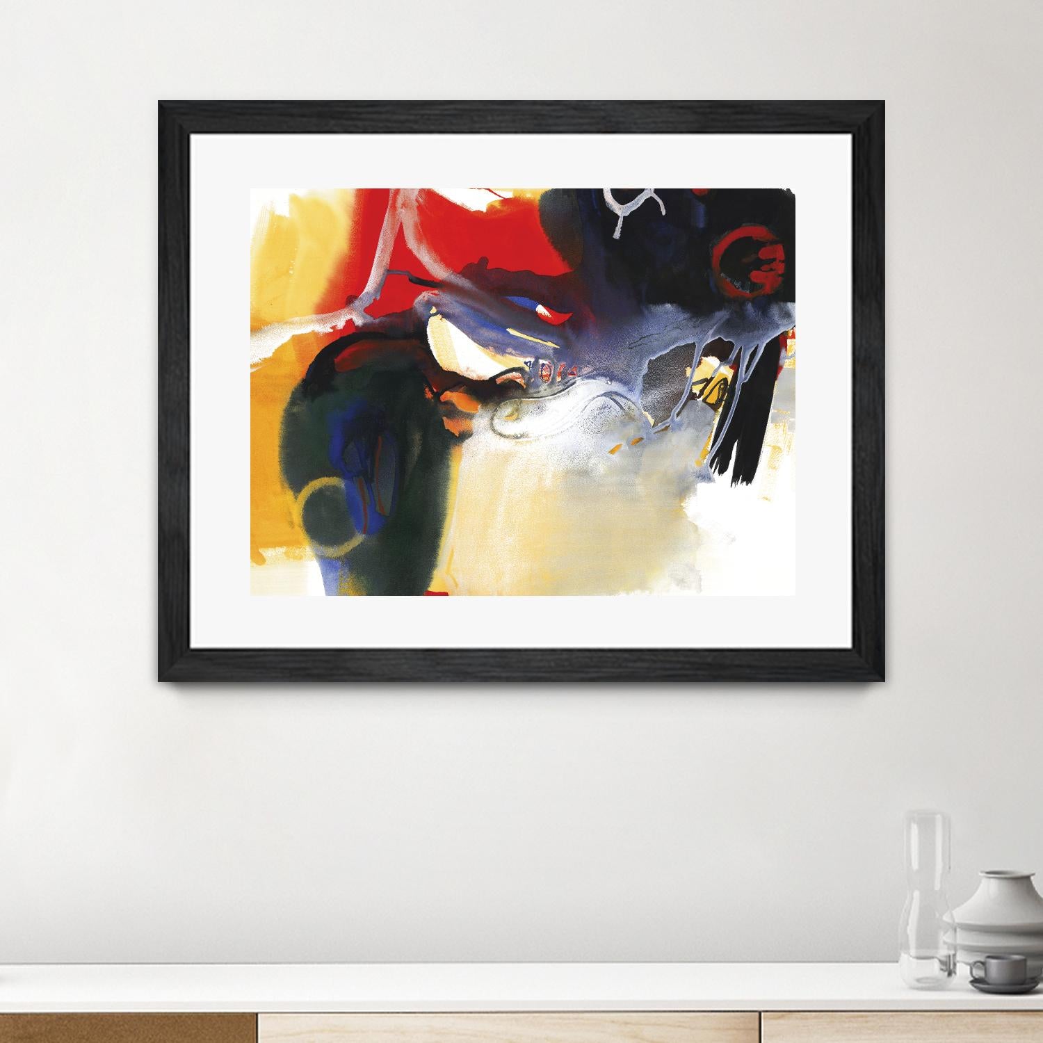 Drama I by Bianka Guna on GIANT ART - red abstract