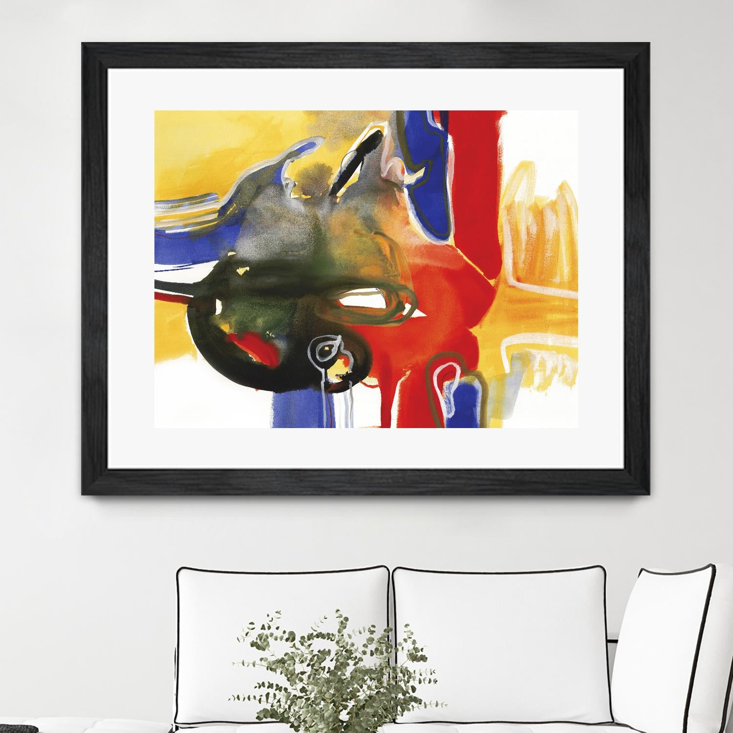 Drama III by Bianka Guna on GIANT ART - yellow abstract