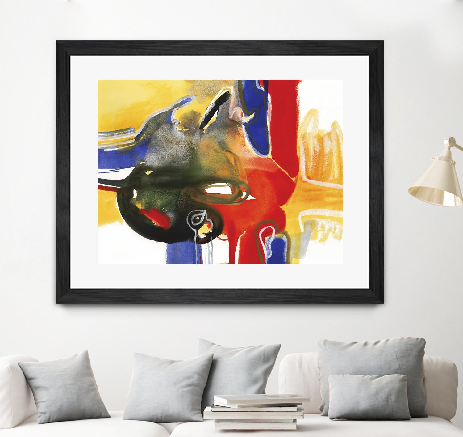 Drama III by Bianka Guna on GIANT ART - yellow abstract