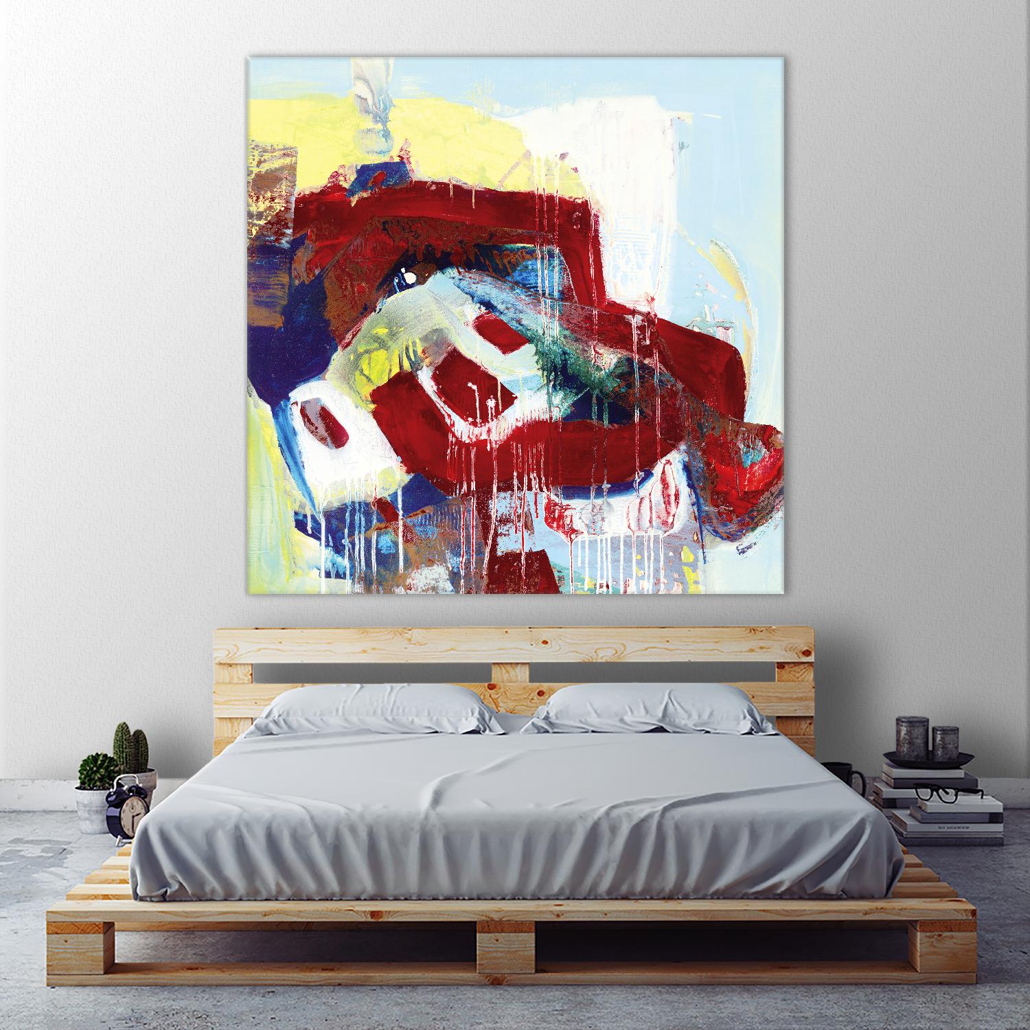 Kaleidoscopic Days II by Bianka Guna on GIANT ART - white abstract