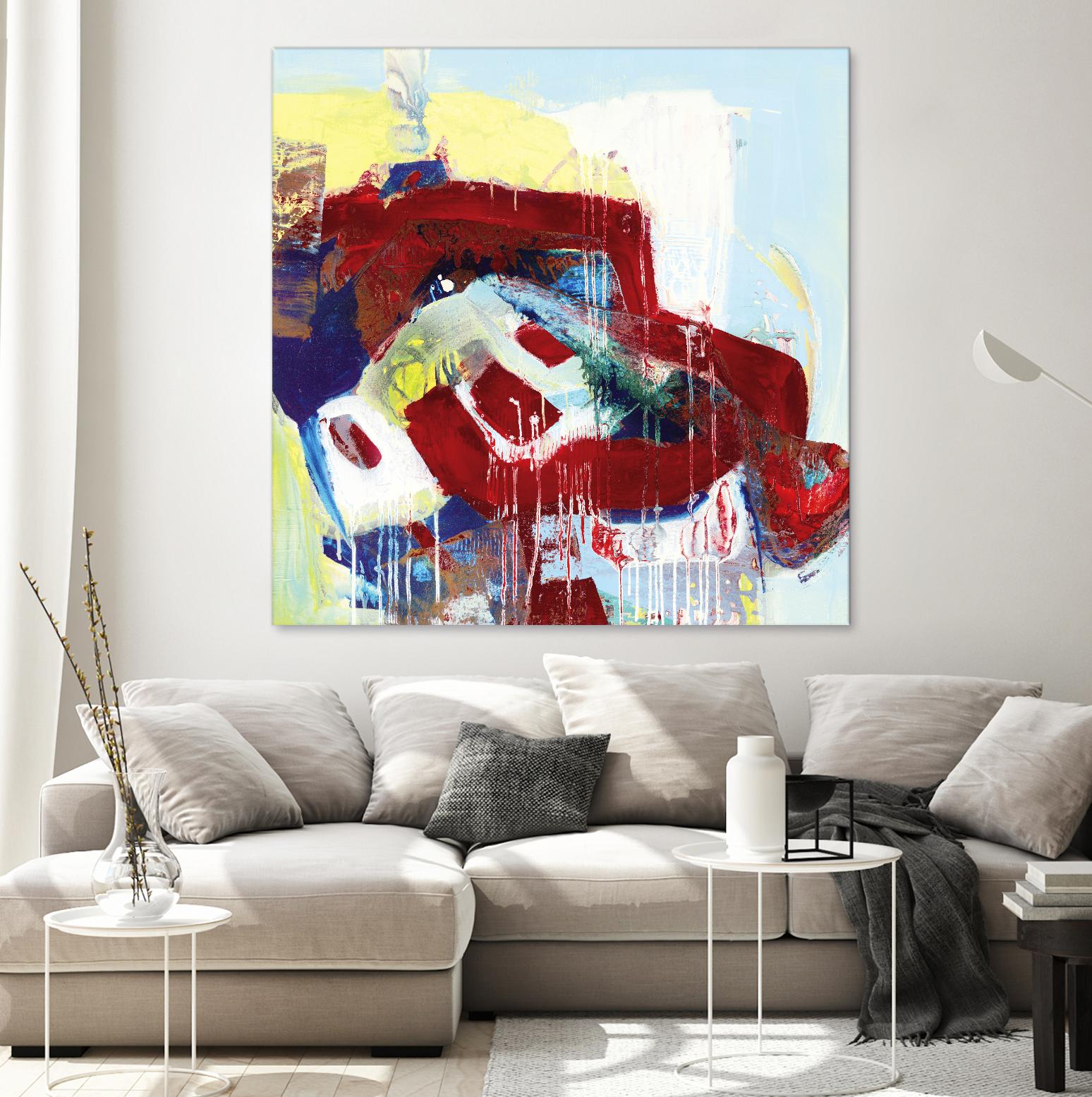 Kaleidoscopic Days II by Bianka Guna on GIANT ART - white abstract