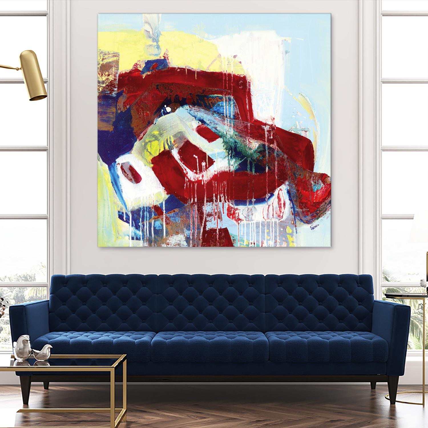 Kaleidoscopic Days II by Bianka Guna on GIANT ART - white abstract