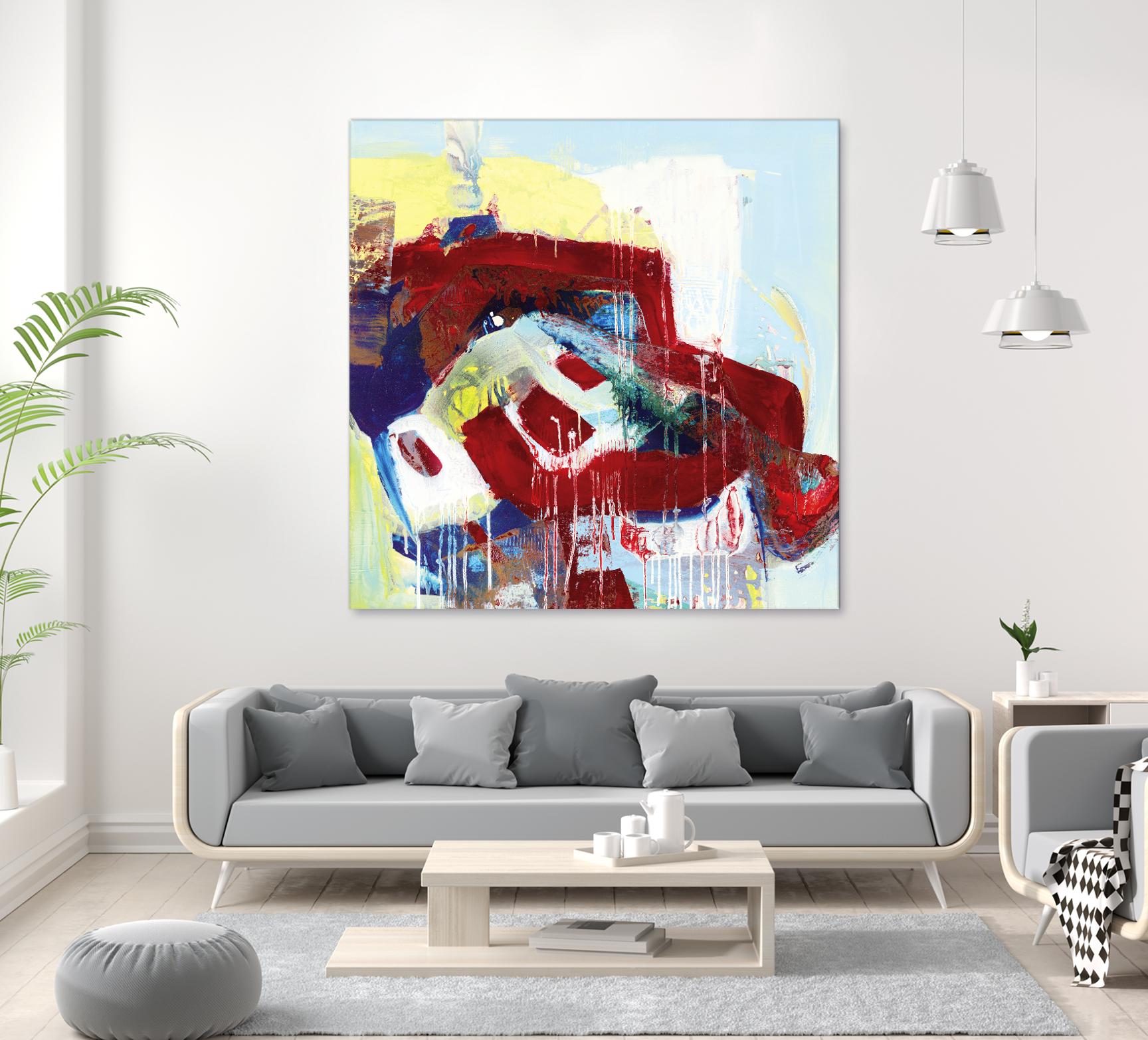 Kaleidoscopic Days II by Bianka Guna on GIANT ART - white abstract