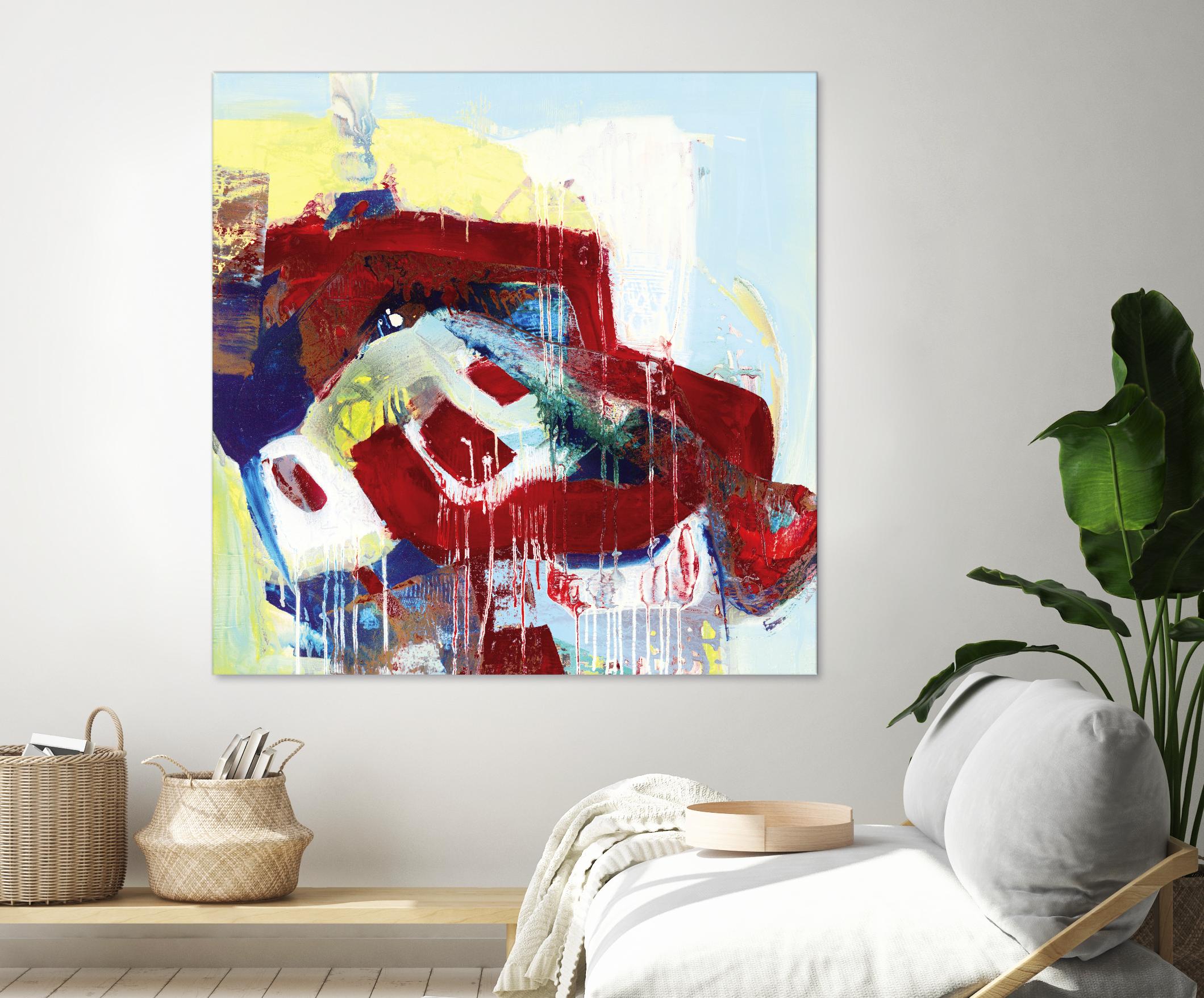 Kaleidoscopic Days II by Bianka Guna on GIANT ART - white abstract