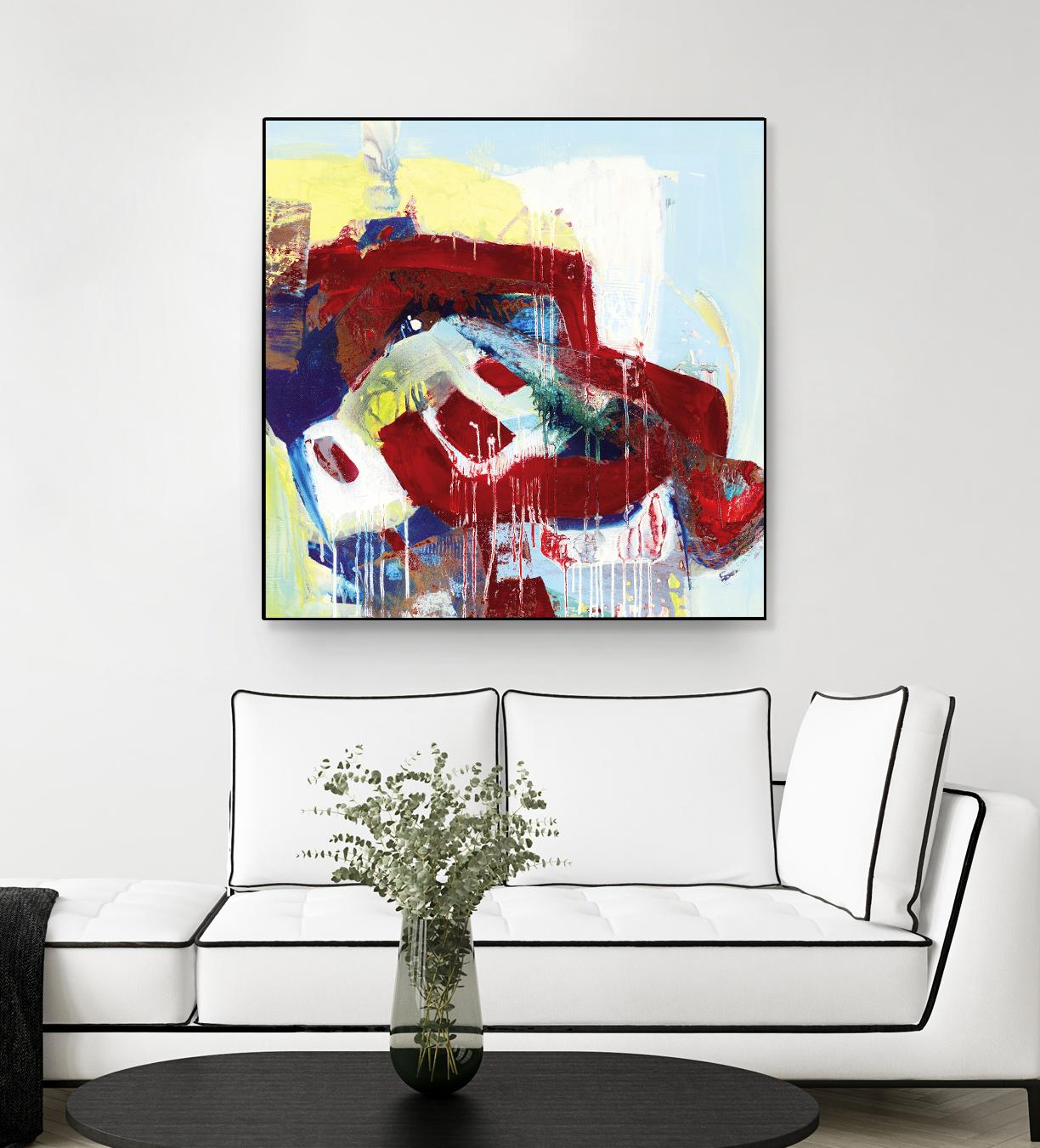 Kaleidoscopic Days II by Bianka Guna on GIANT ART - white abstract