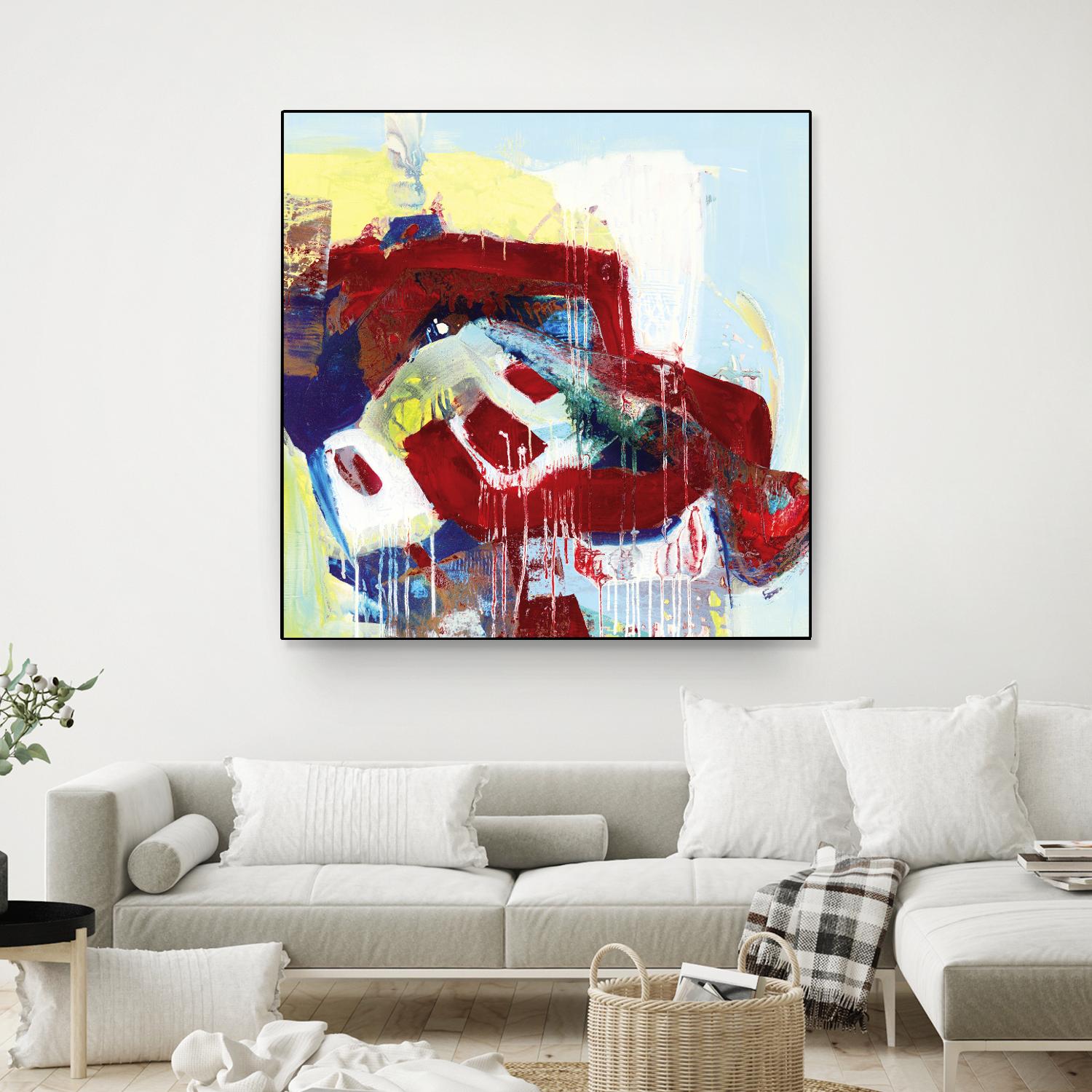 Kaleidoscopic Days II by Bianka Guna on GIANT ART - white abstract