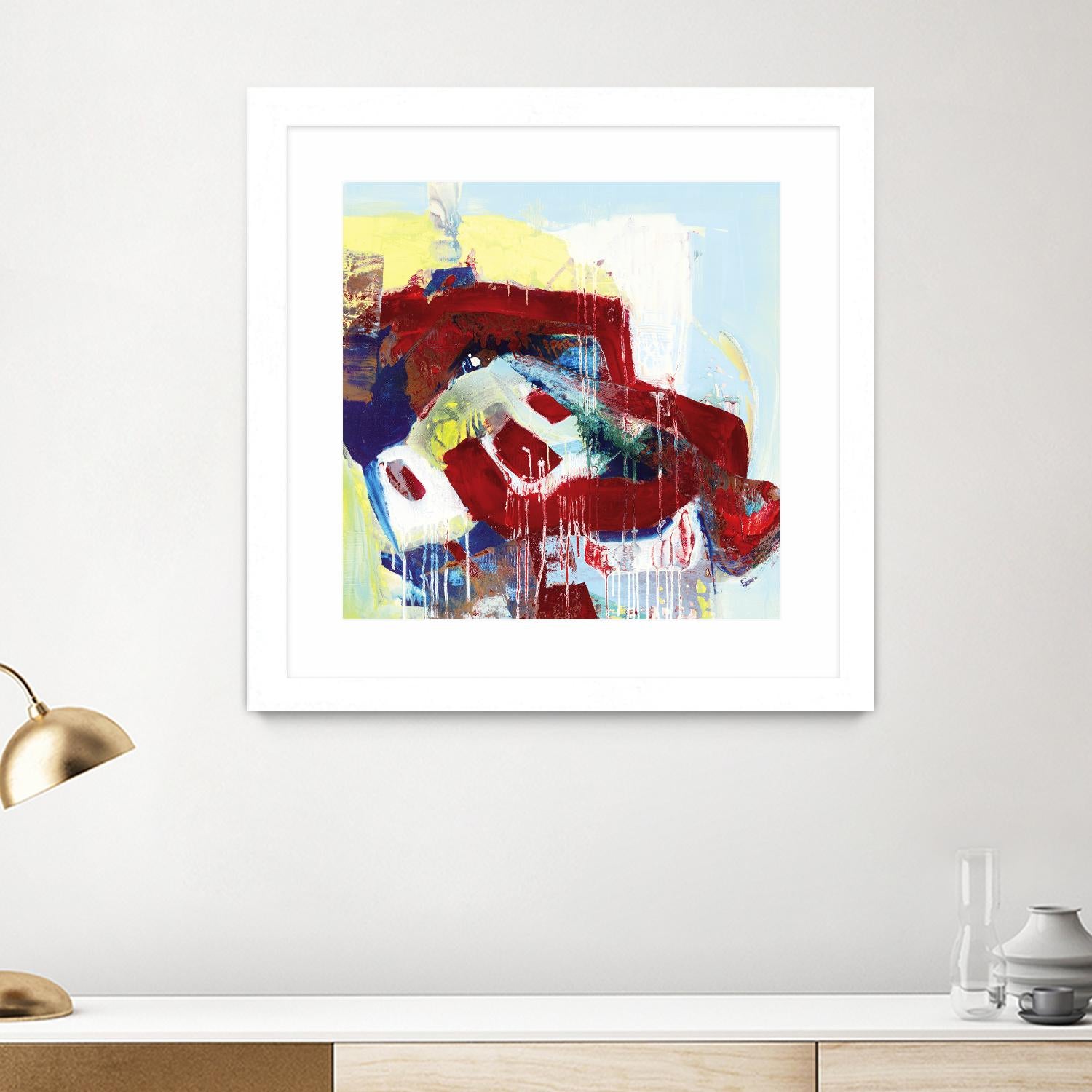 Kaleidoscopic Days II by Bianka Guna on GIANT ART - white abstract