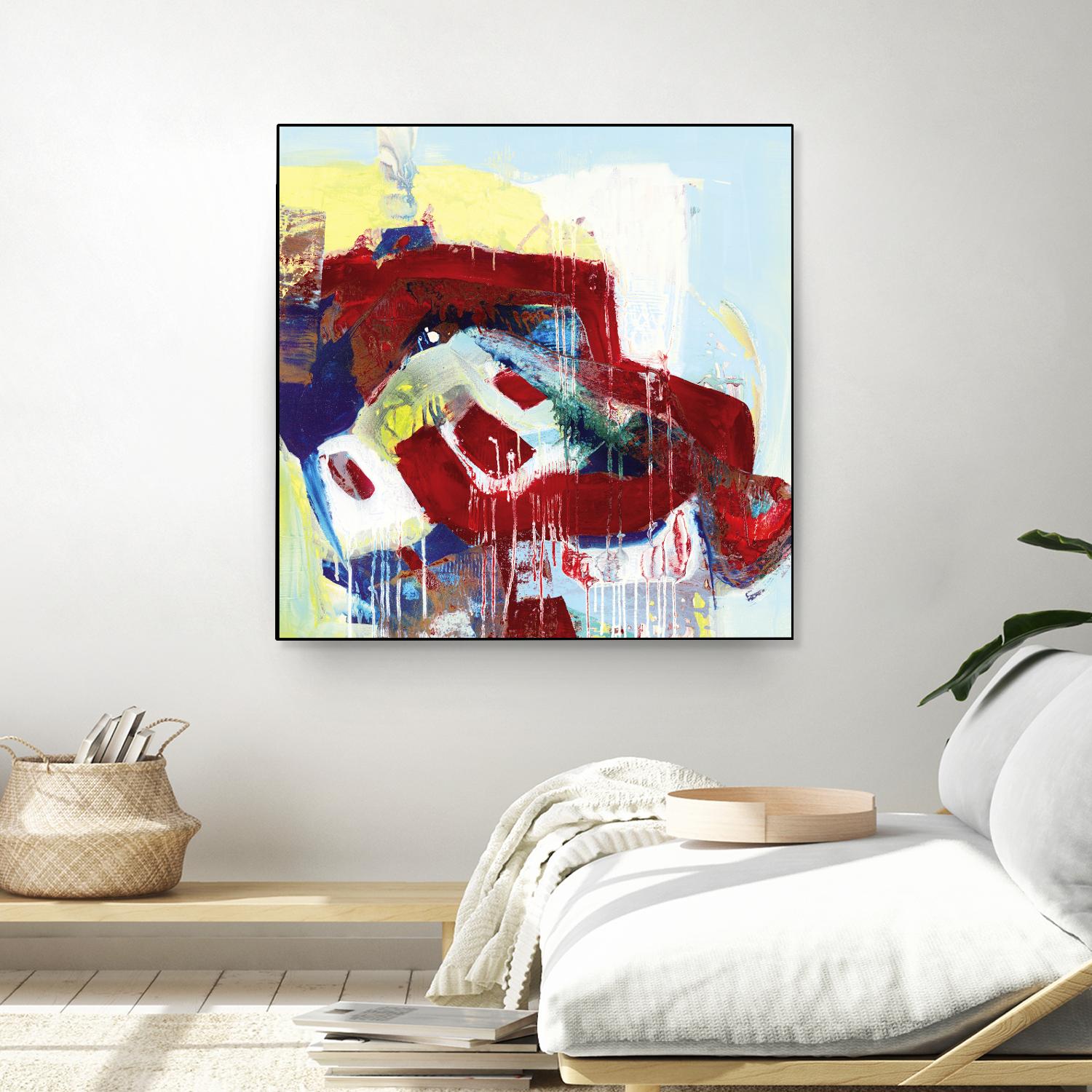 Kaleidoscopic Days II by Bianka Guna on GIANT ART - white abstract