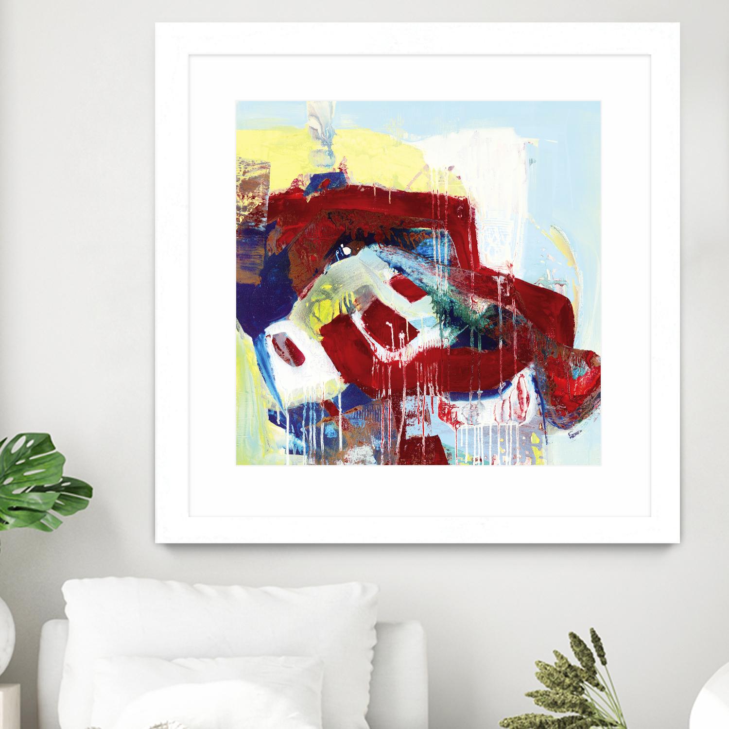 Kaleidoscopic Days II by Bianka Guna on GIANT ART - white abstract