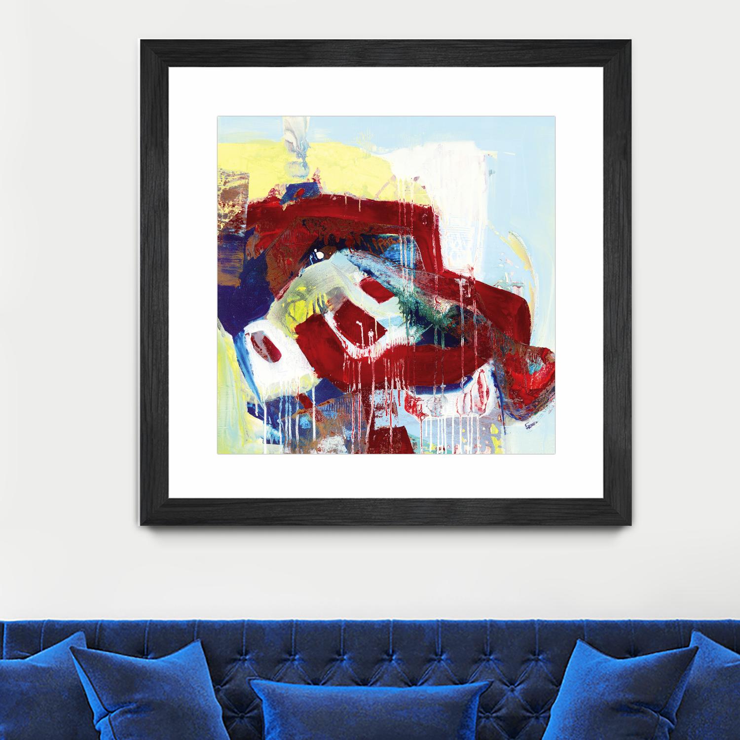 Kaleidoscopic Days II by Bianka Guna on GIANT ART - white abstract