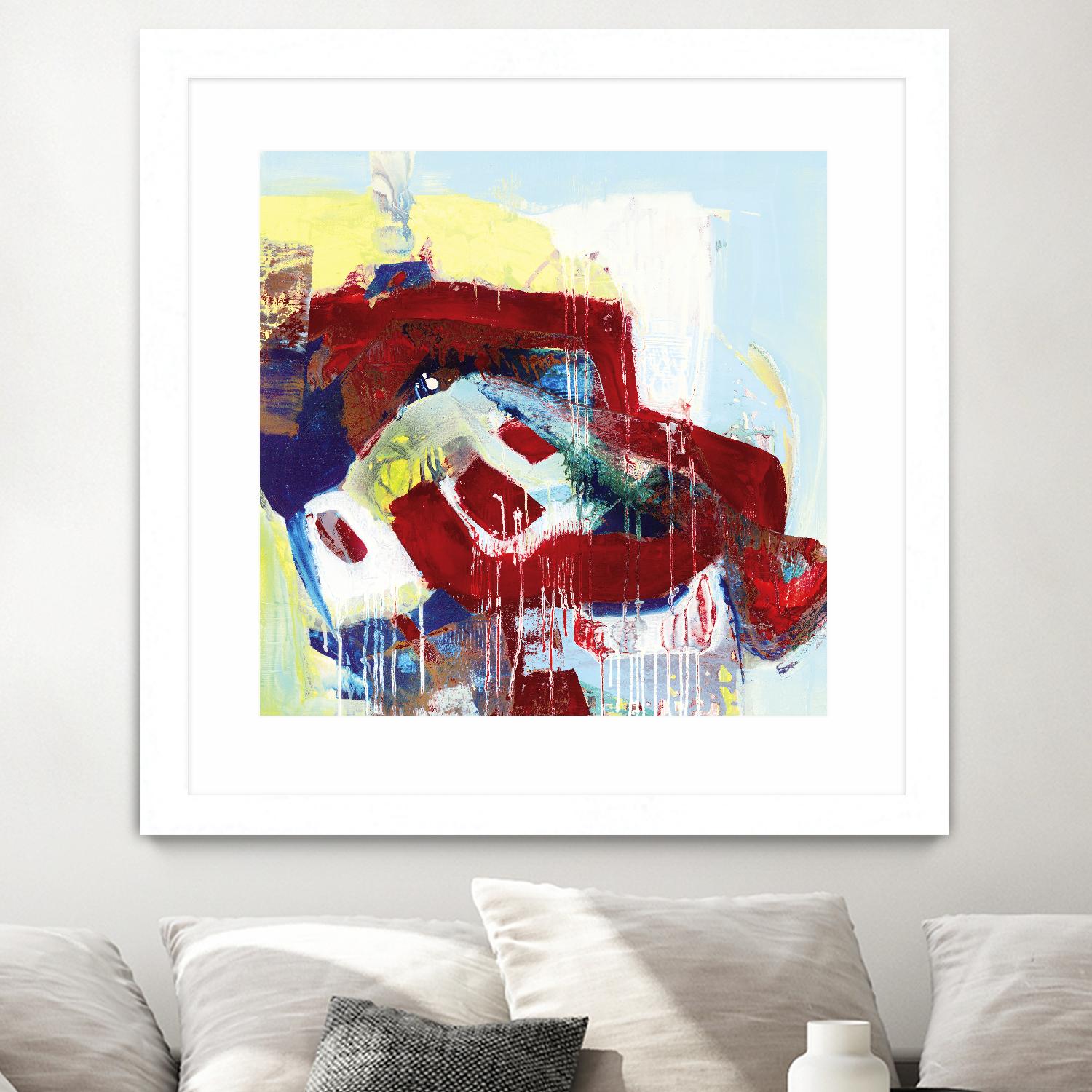 Kaleidoscopic Days II by Bianka Guna on GIANT ART - white abstract