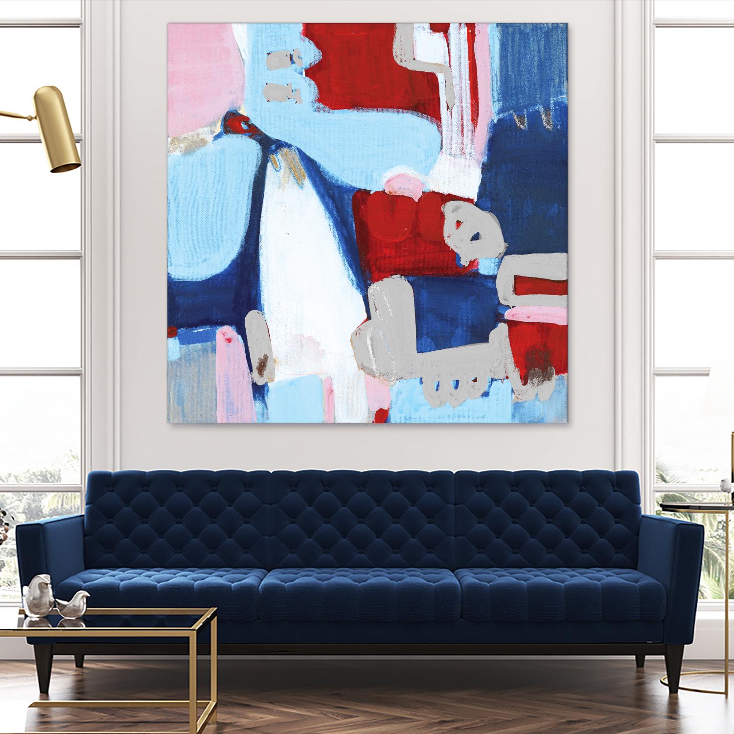 Little Secrets I by Bianka Guna on GIANT ART - white abstract