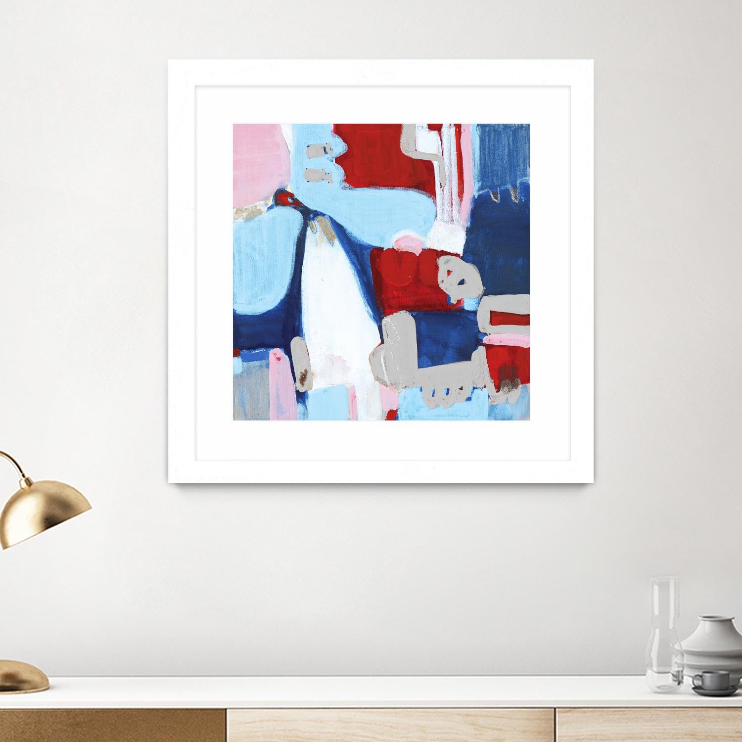 Little Secrets I by Bianka Guna on GIANT ART - white abstract