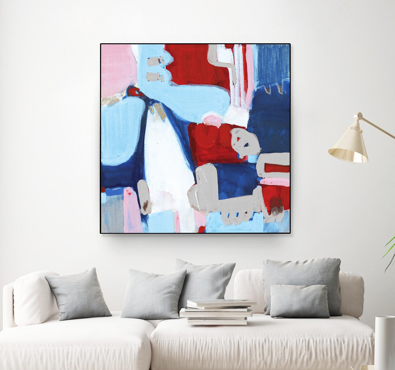 Little Secrets I by Bianka Guna on GIANT ART - white abstract